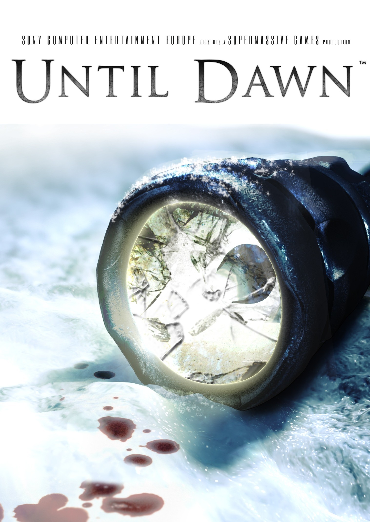 Until Dawn, Copertina, Torcia, Neve, Sangue, sfondo per iPad e tablet