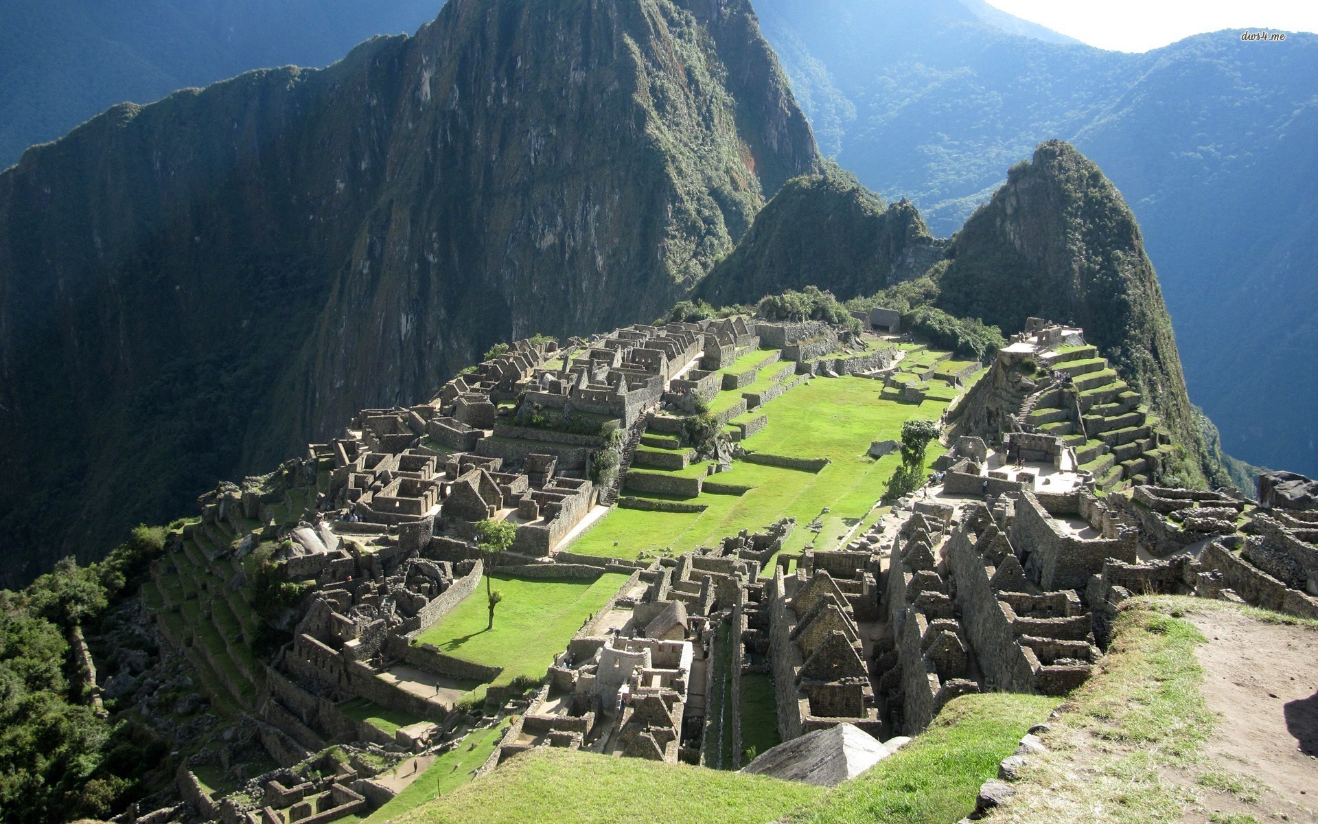 Machu Picchu, Huayna Picchu, Perù, Rovine inca, 16:10 Full HD, wallpaper widescreen