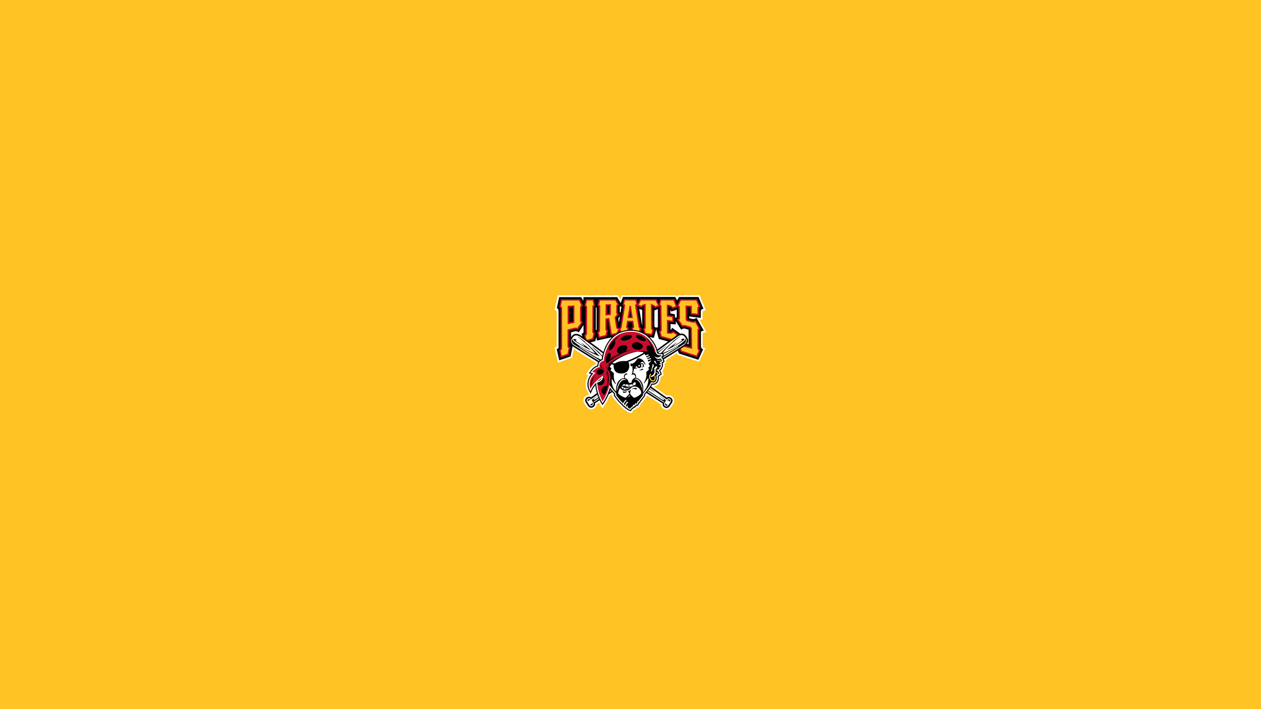 Pittsburgh Pirates, Logo, Baseball, Giallo, 2K, sfondo per portatile