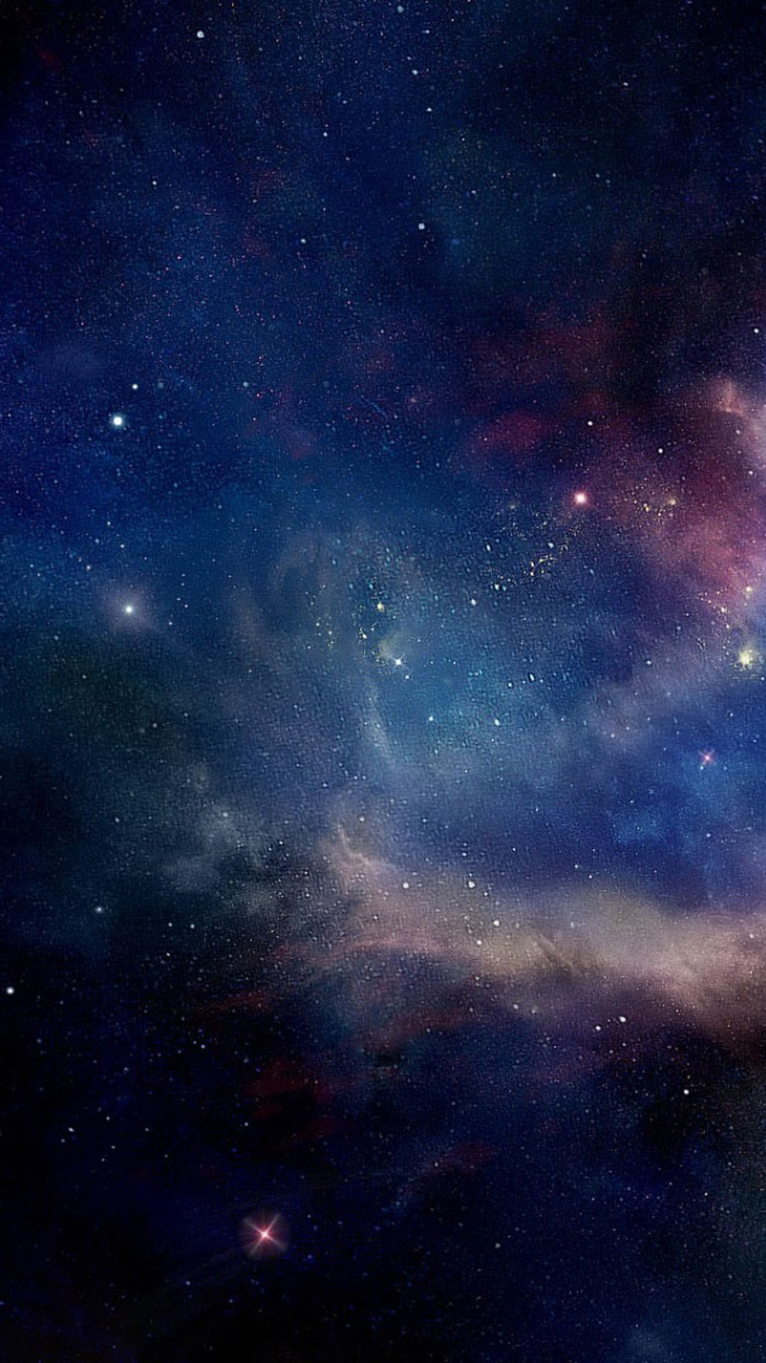 Nebulosa, Spazio, Stelle, Blu scuro, sfondo Samsung S5