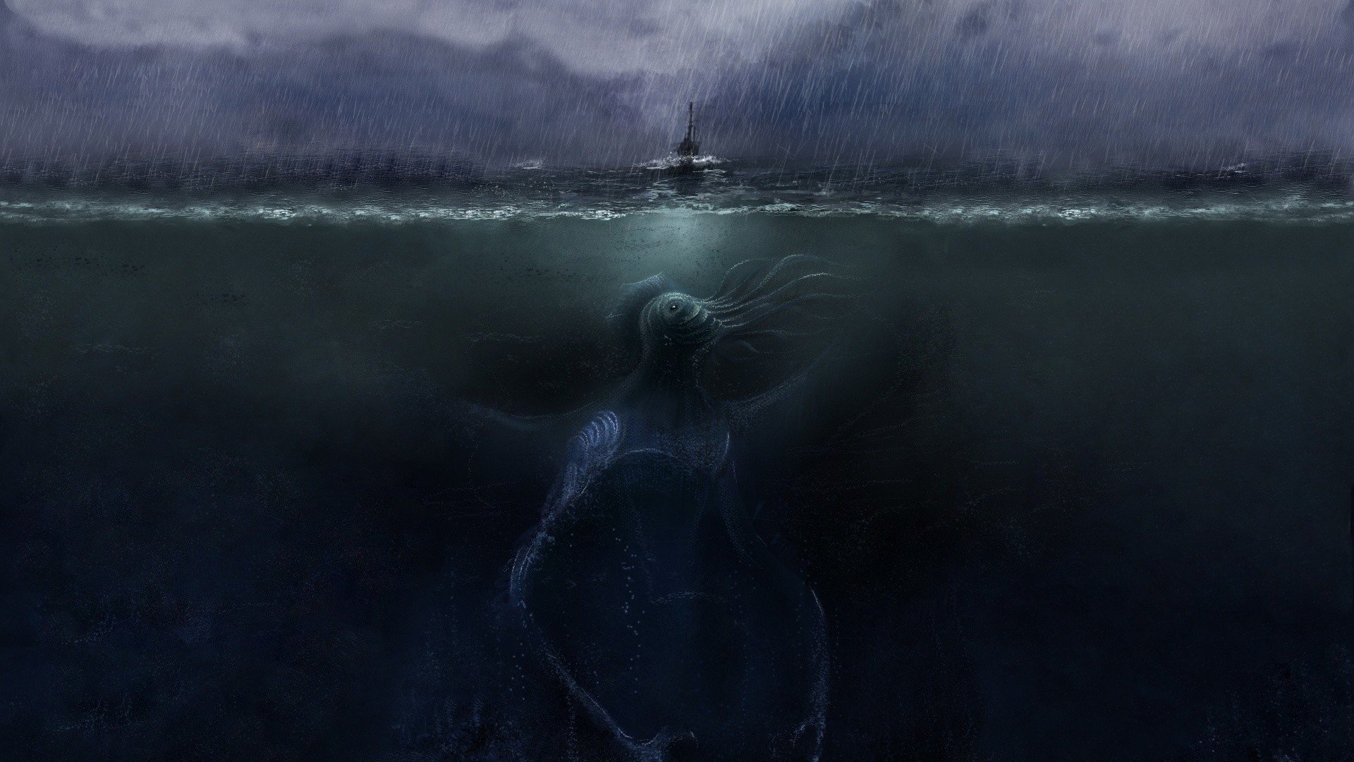 luce del sole mare acqua riflessione ghiaccio mattina nebbia vento H P Lovecraft Cthulhu Dagon nebbia tempo, sfondo HP