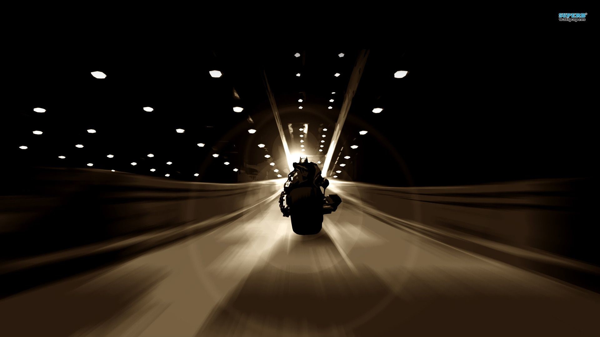 Batpod, Il cavaliere oscuro, Tunnel, Full HD, sfondo Windows 11