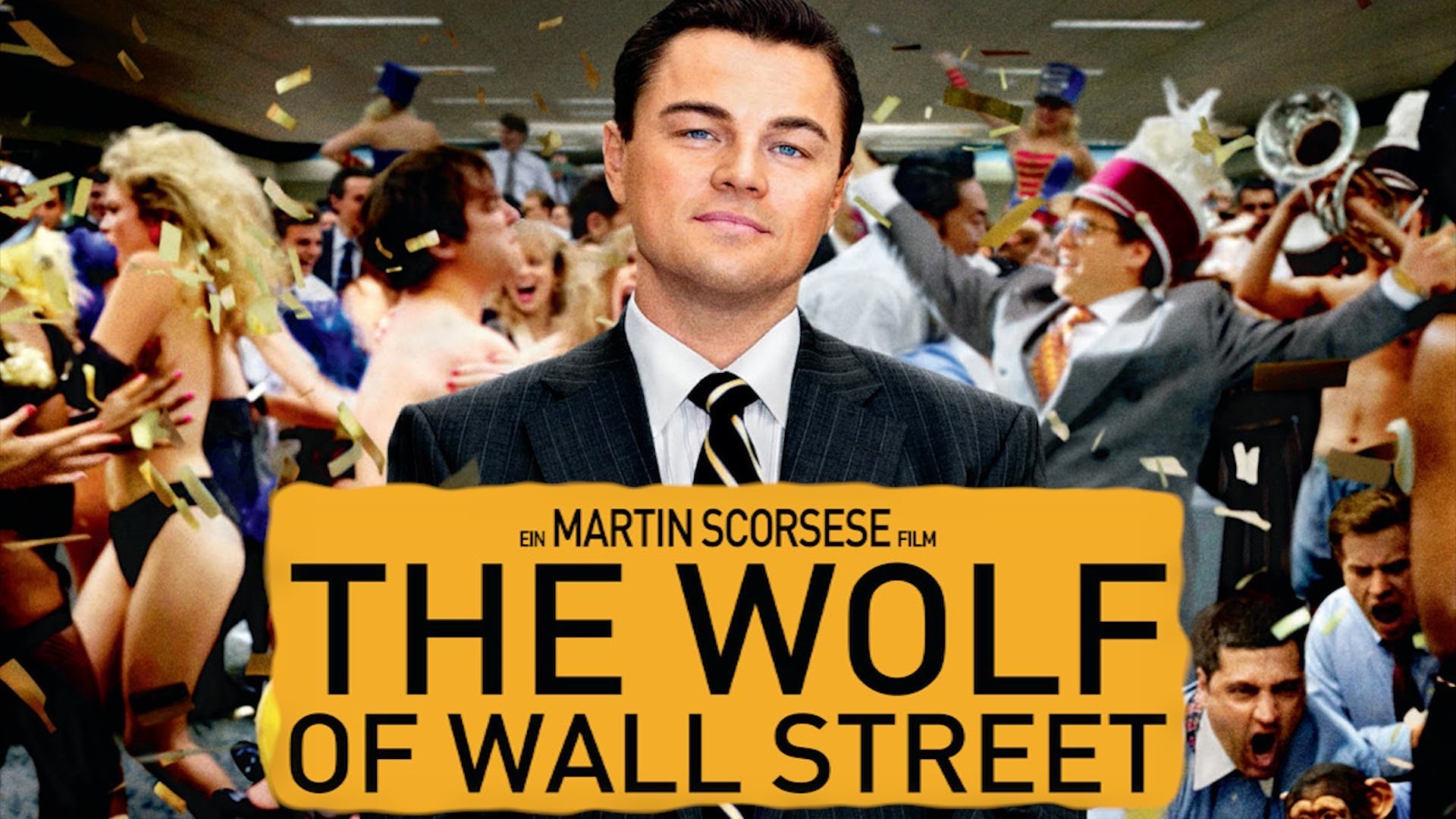 The Wolf of Wall Street, Leonardo DiCaprio, Martin Scorsese, Locandina, Festa, wallpaper Full HD