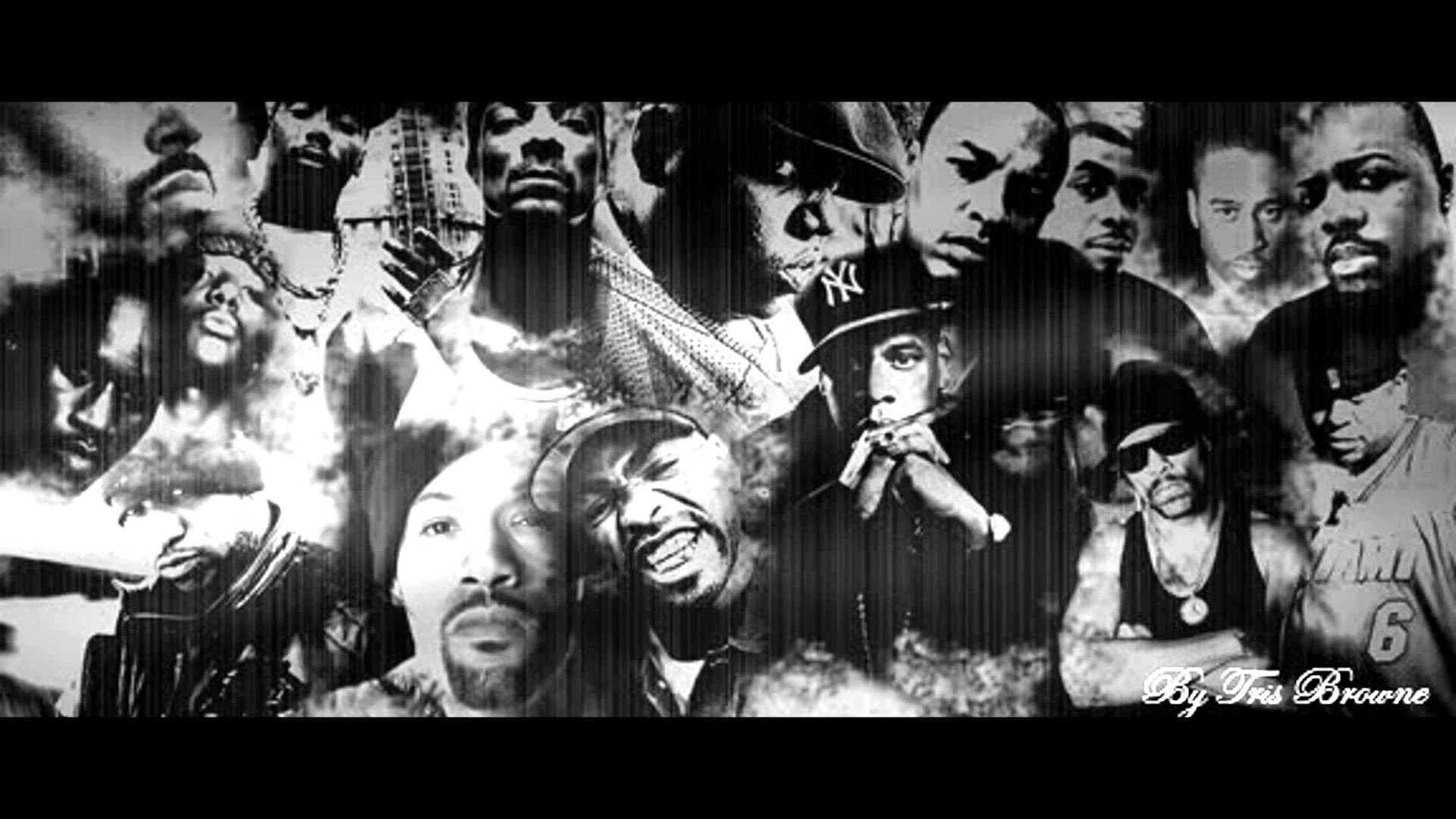 Tupac Shakur, Rapper, Collage, Hip hop, Bianco e nero, Full HD 1080p, sfondo desktop