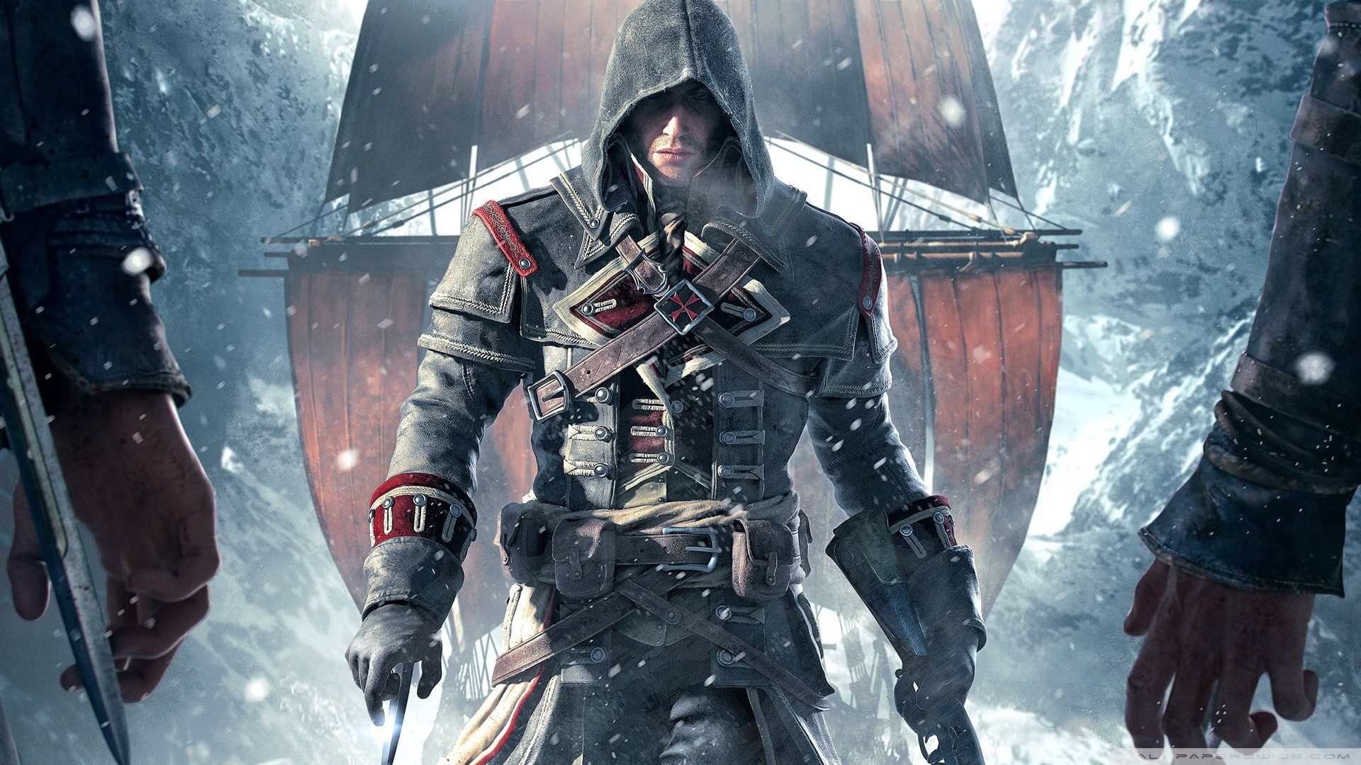 Shay Cormac, Assassin's Creed Rogue, Neve, Nave, Full HD, sfondo per PC