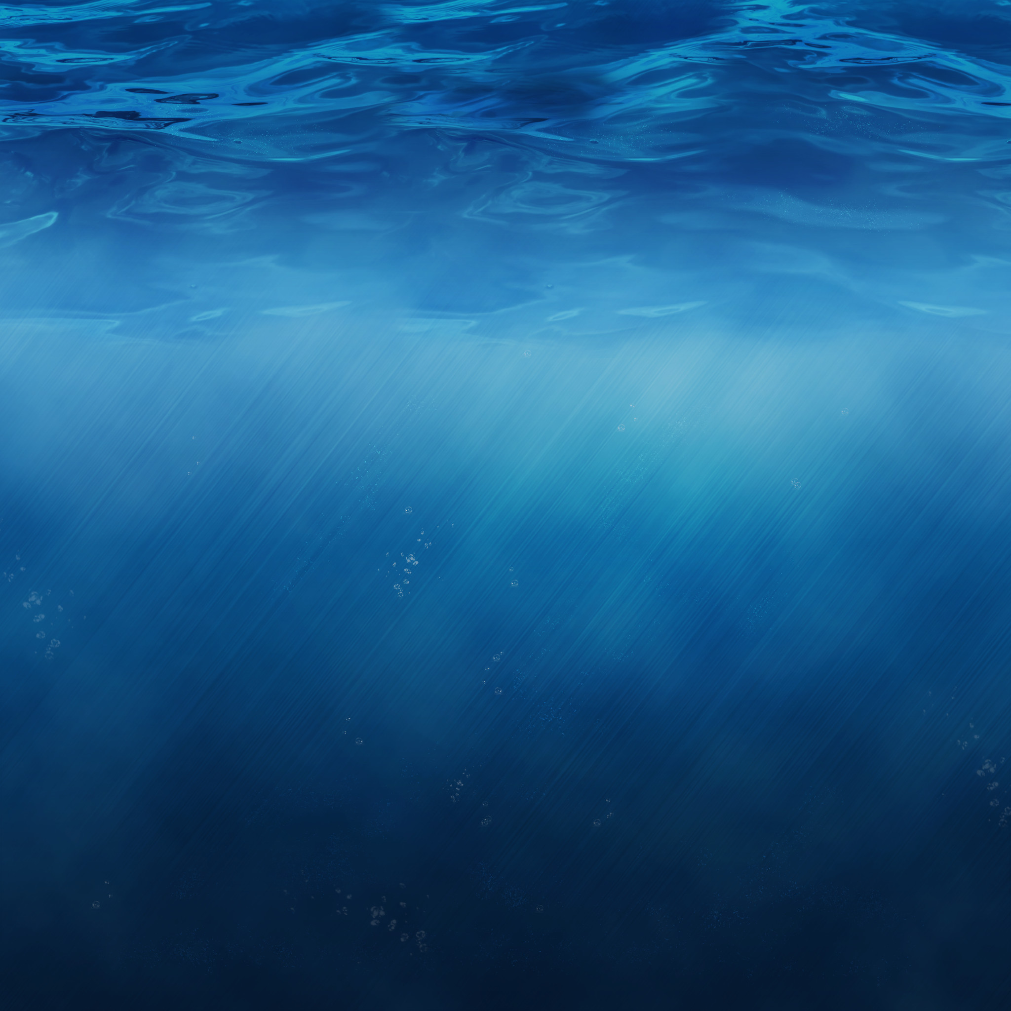 Sott'acqua, Oceano, Blu, Superficie dell'acqua, Full HD, sfondo per iPad e tablet