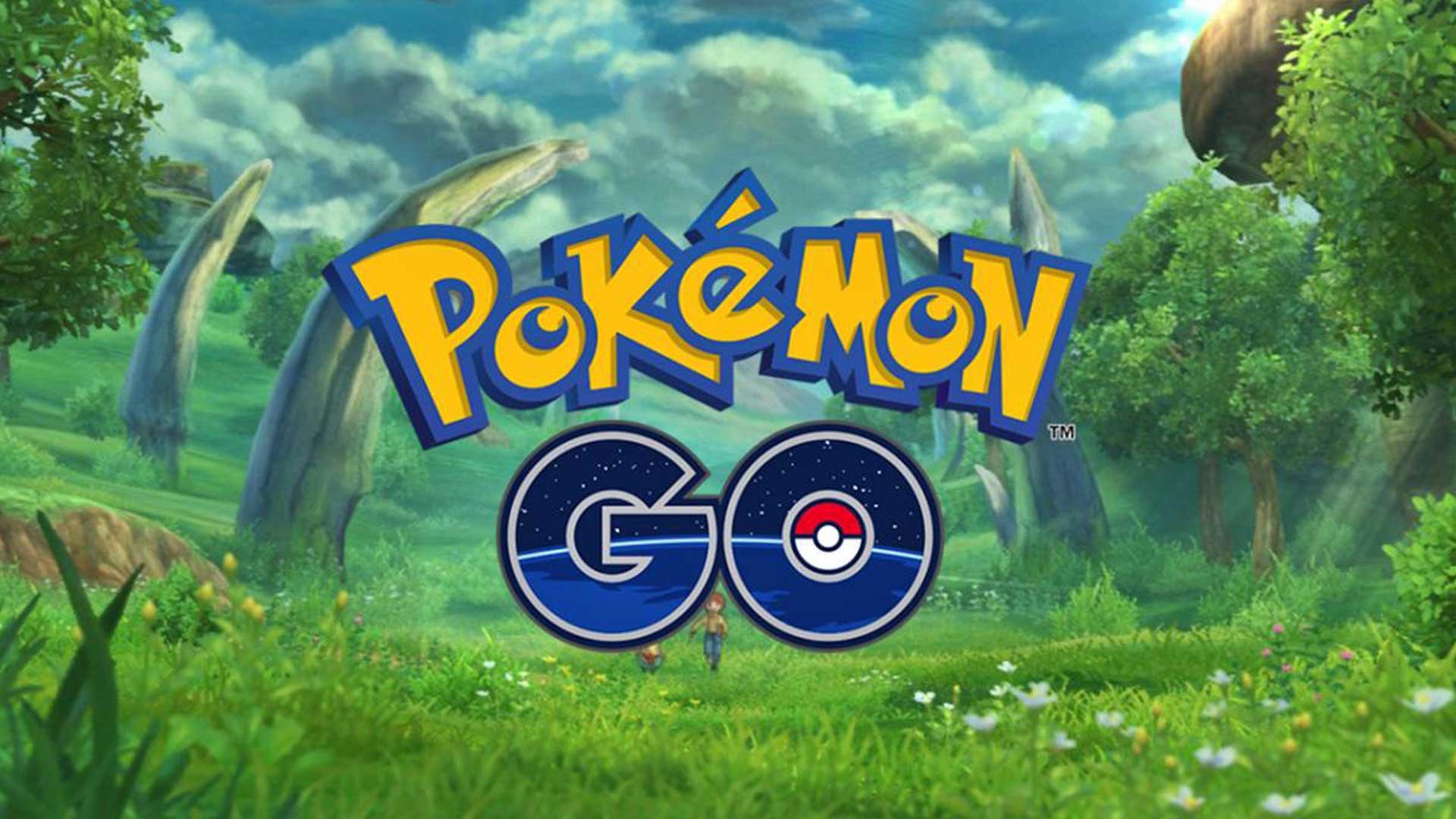 Pokémon GO, Logo, Paesaggio, Verde, 1920x1080, sfondo per PC