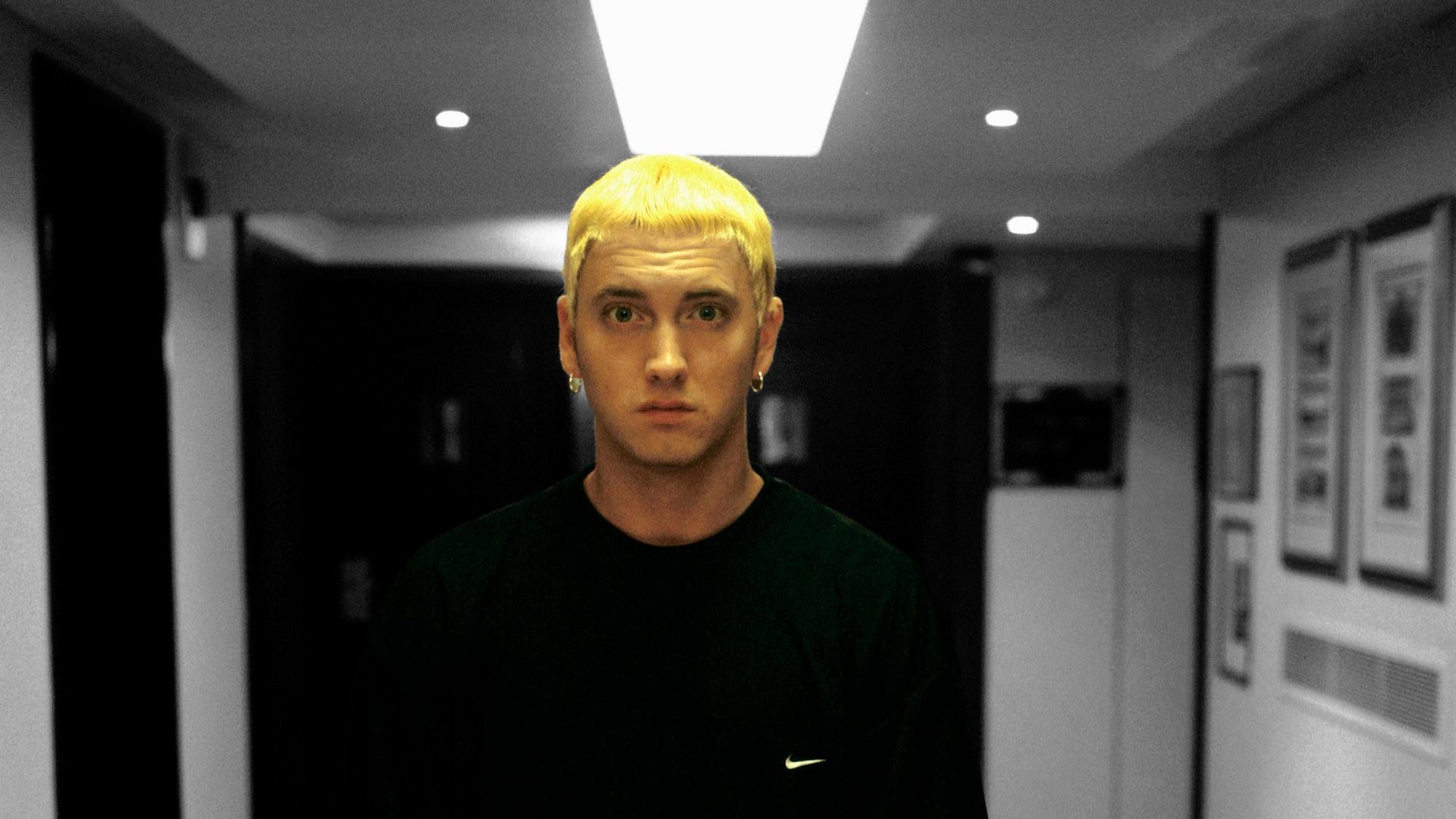 Eminem, Capelli biondi, Corridoio, Full HD, sfondo per PC e portatile