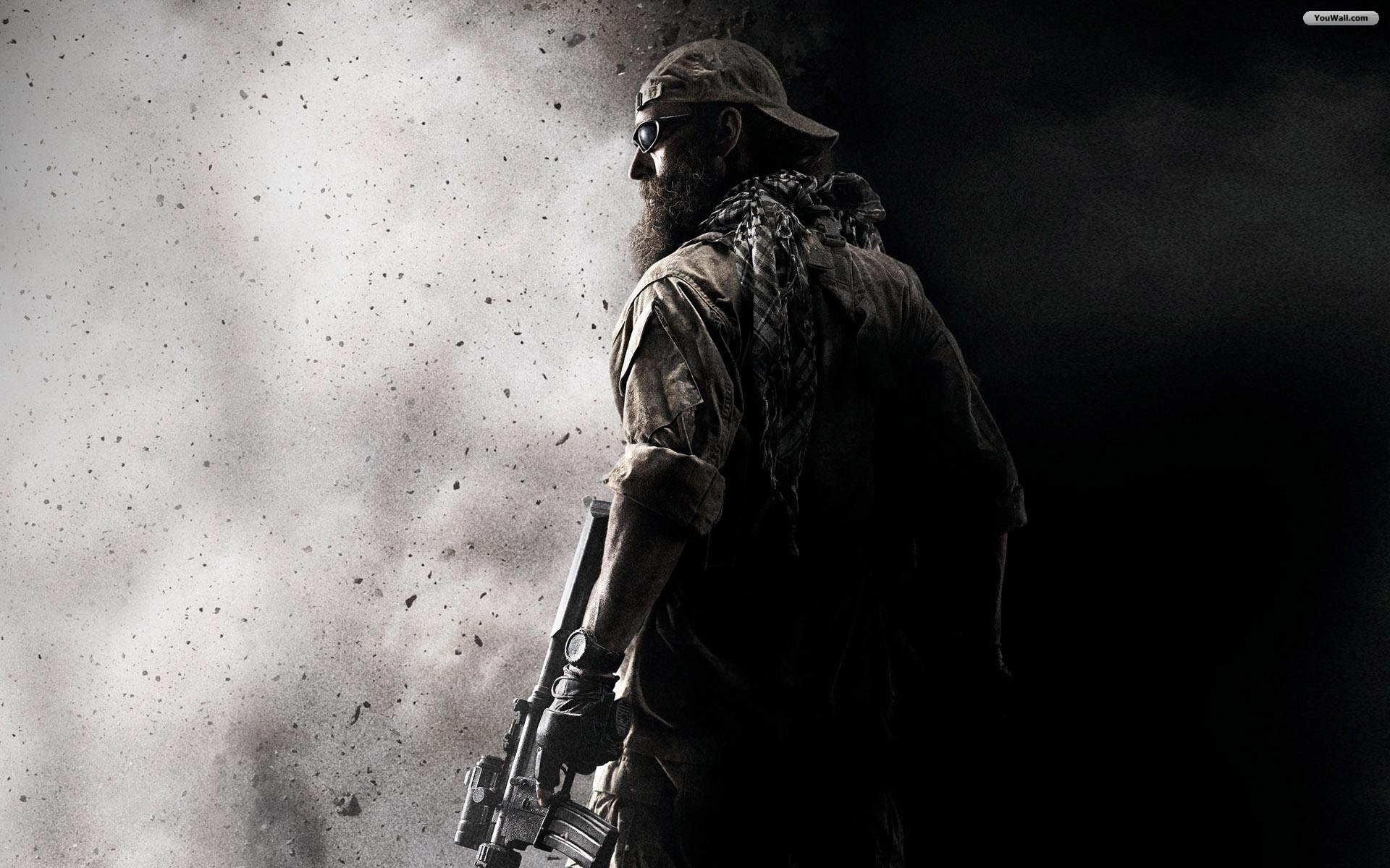 Medal of Honor, Soldato, Barba, Polvere, 1920x1200, sfondo per PC