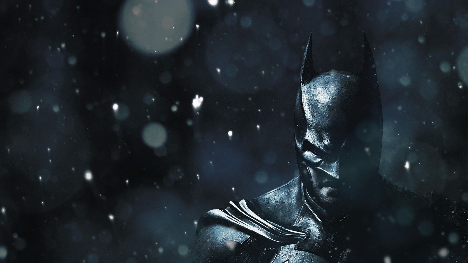 Batman, Batman: Arkham Origins, Neve, Primo piano, Full HD, sfondo Windows 11