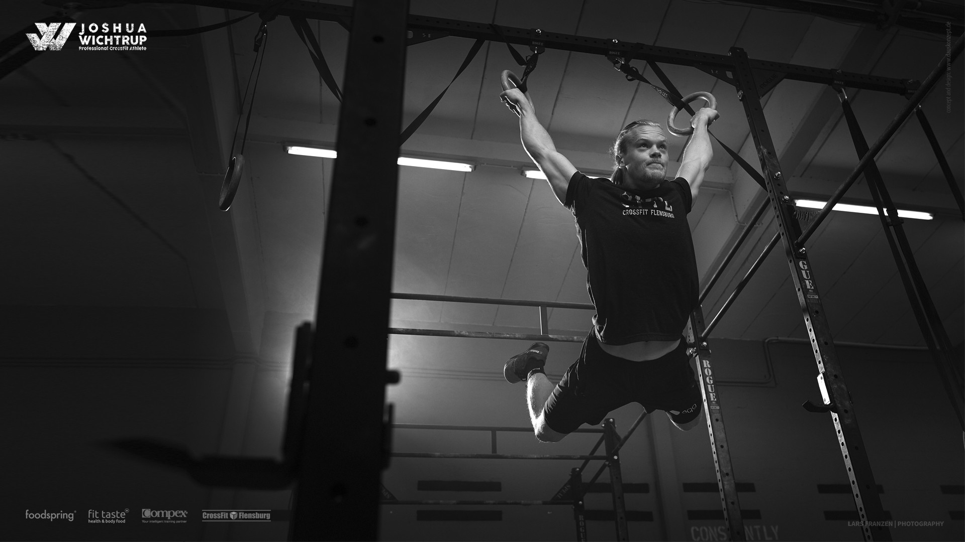 Anelli, Muscle-up, Atleta, Bianco e nero, 1920x1080, sfondo per PC
