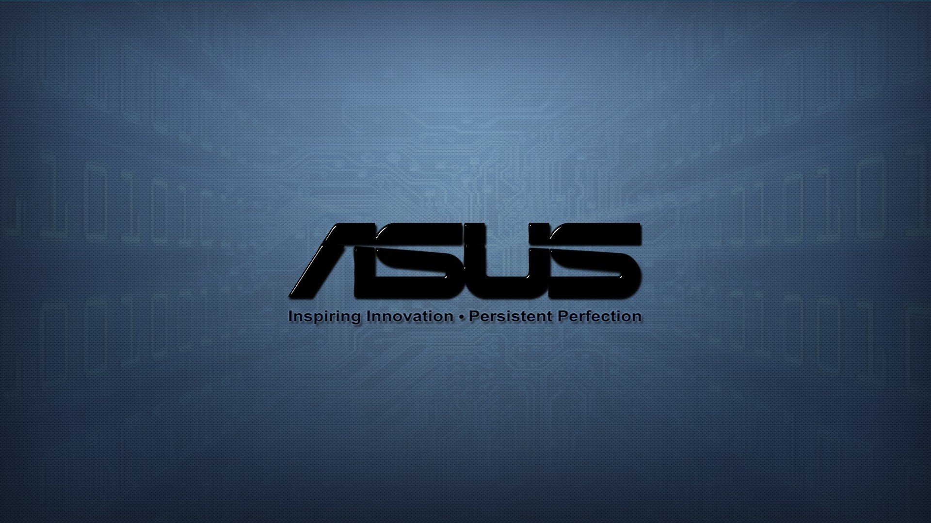 ASUS, Inspiring Innovation Persistent Perfection, Logo, Blu, Full HD, sfondo desktop