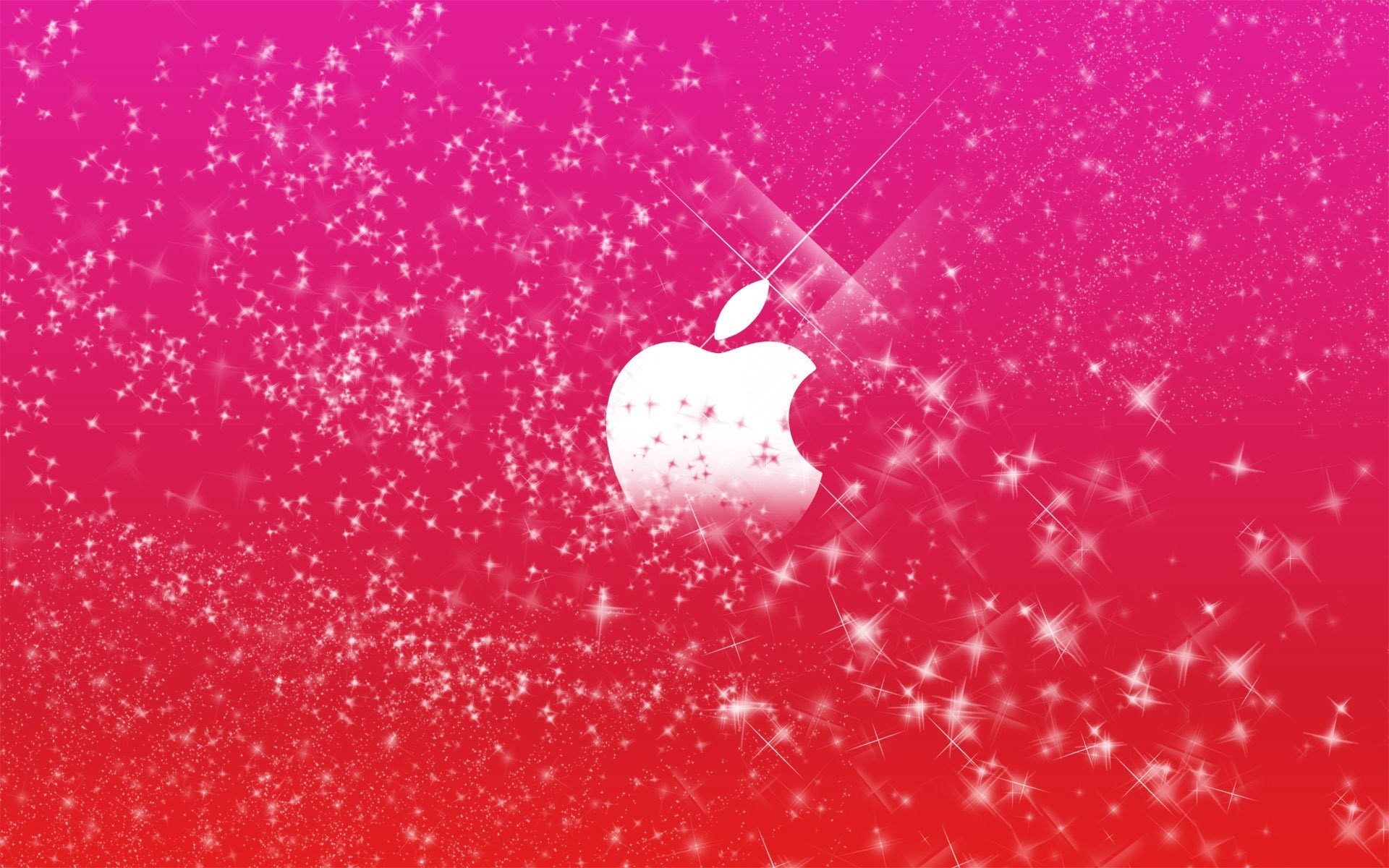 Logo Apple, Apple, Glitter, Rosa, Scintillii, 1920x1200, sfondo MacBook Pro