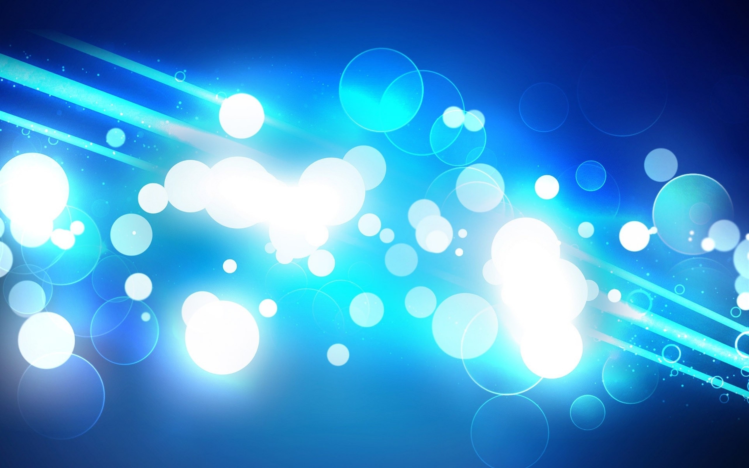 Bokeh, Blu, Luci, Bagliore, 2560x1600, sfondo MacBook Pro