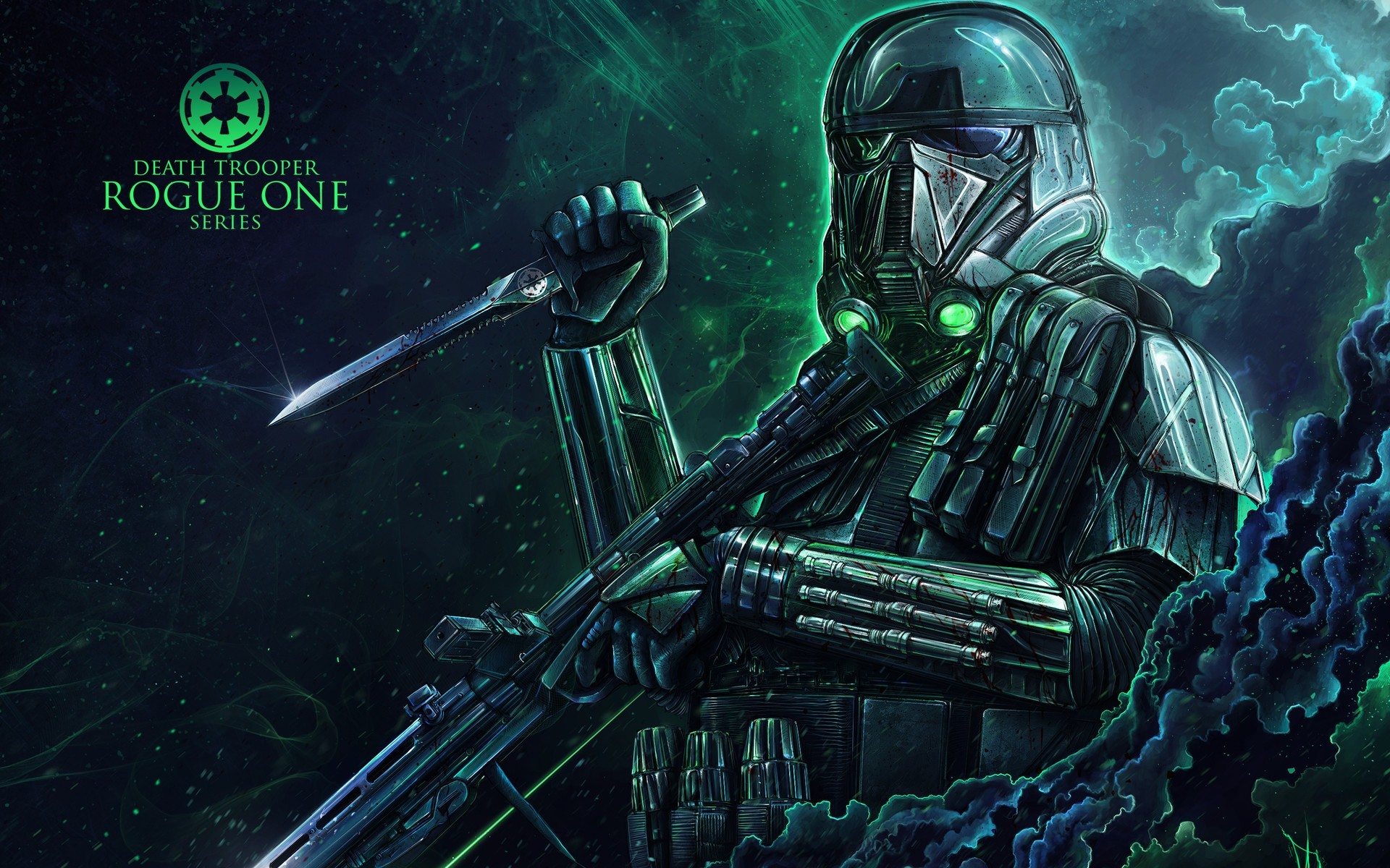Death Trooper, Rogue One: A Star Wars Story, Simbolo imperiale, Arte digitale, sfondo per PC