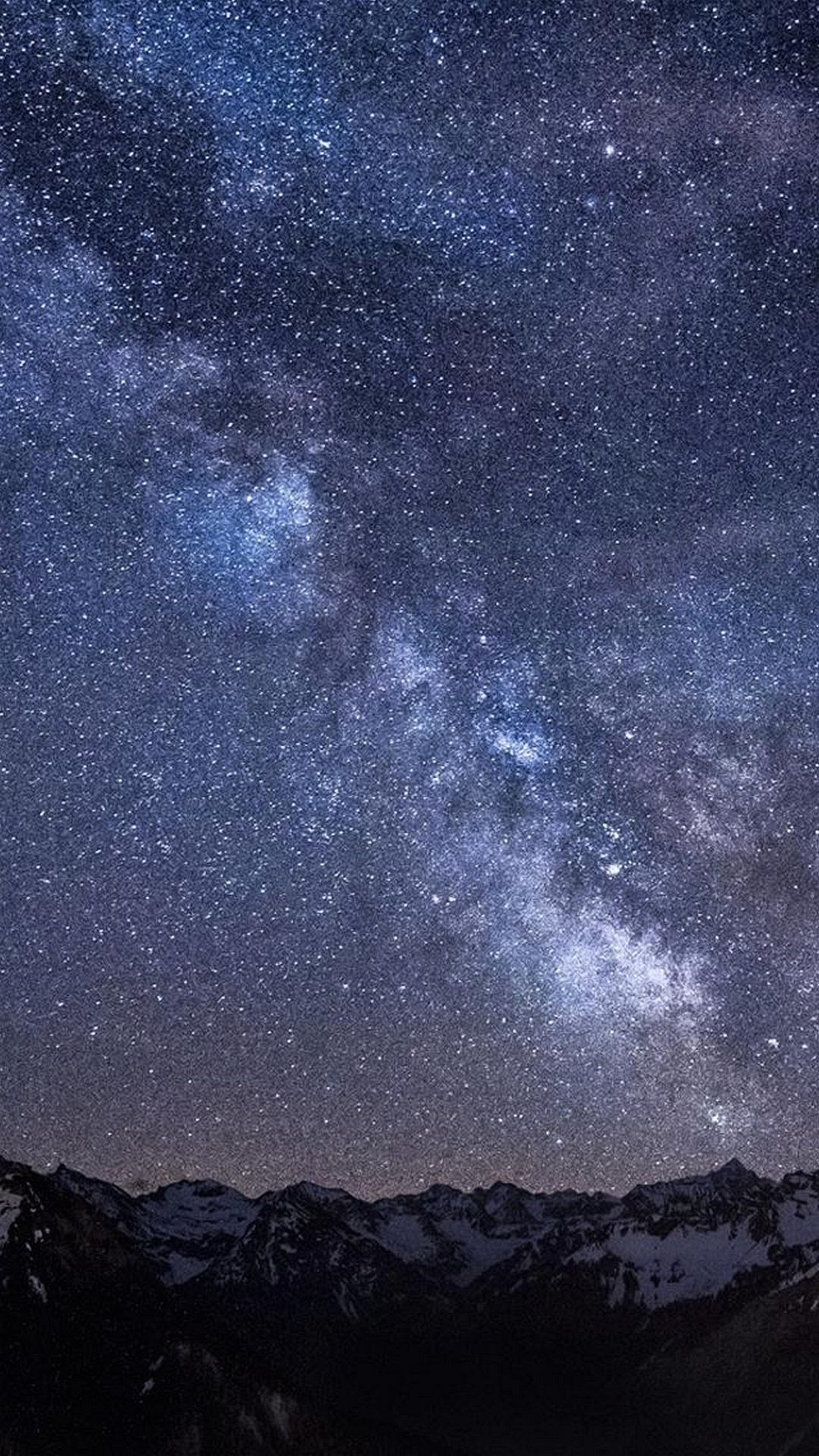 Via Lattea, Cielo stellato, Montagne, Notte, Stelle, schermata di blocco LG G3