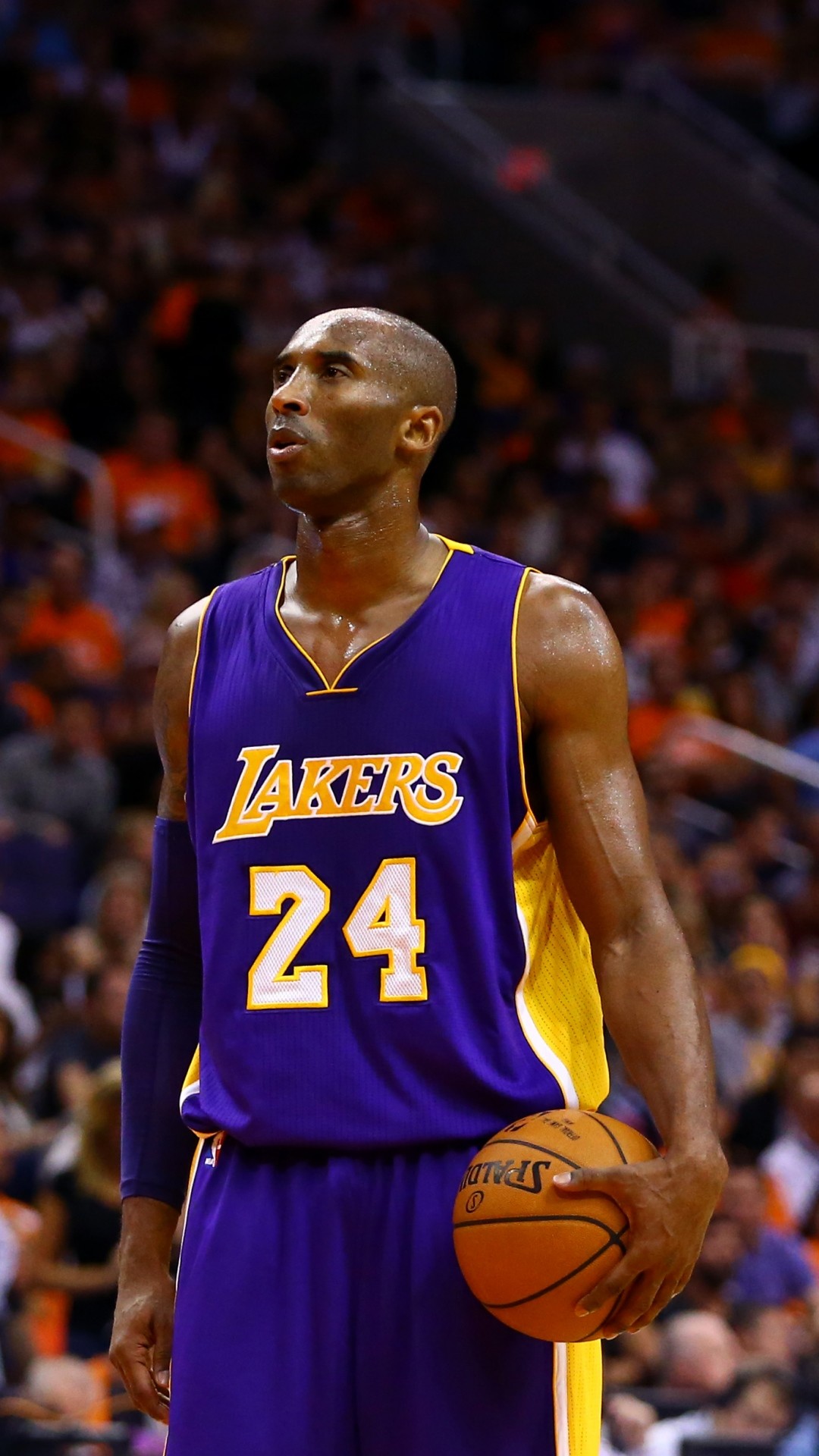 Kobe Bryant, Los Angeles Lakers, Pallone da basket, Arena, sfondo per iPhone e Android