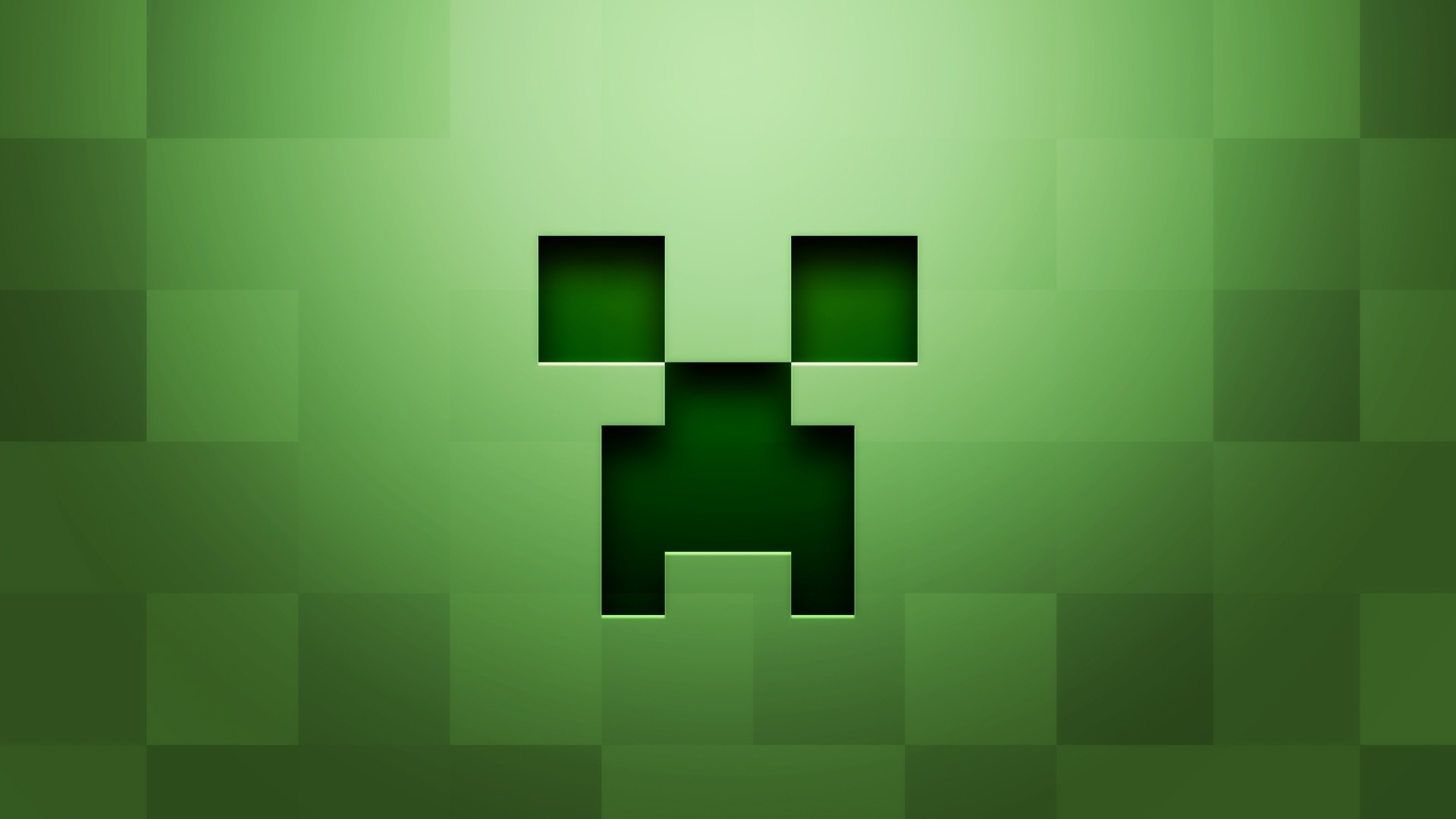 Creeper, Minecraft, Volto, Verde, Full HD, sfondo desktop
