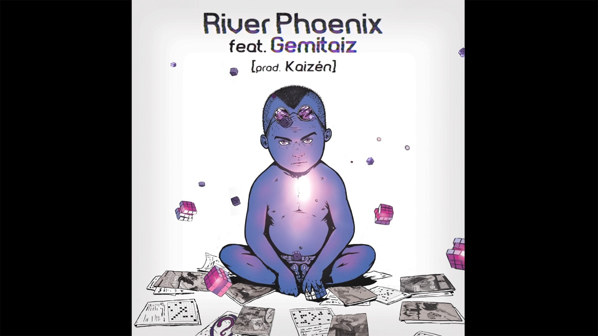 Gemitaiz, River Phoenix, Kaizén, Copertina singolo, Full HD, sfondo per PC e portatile