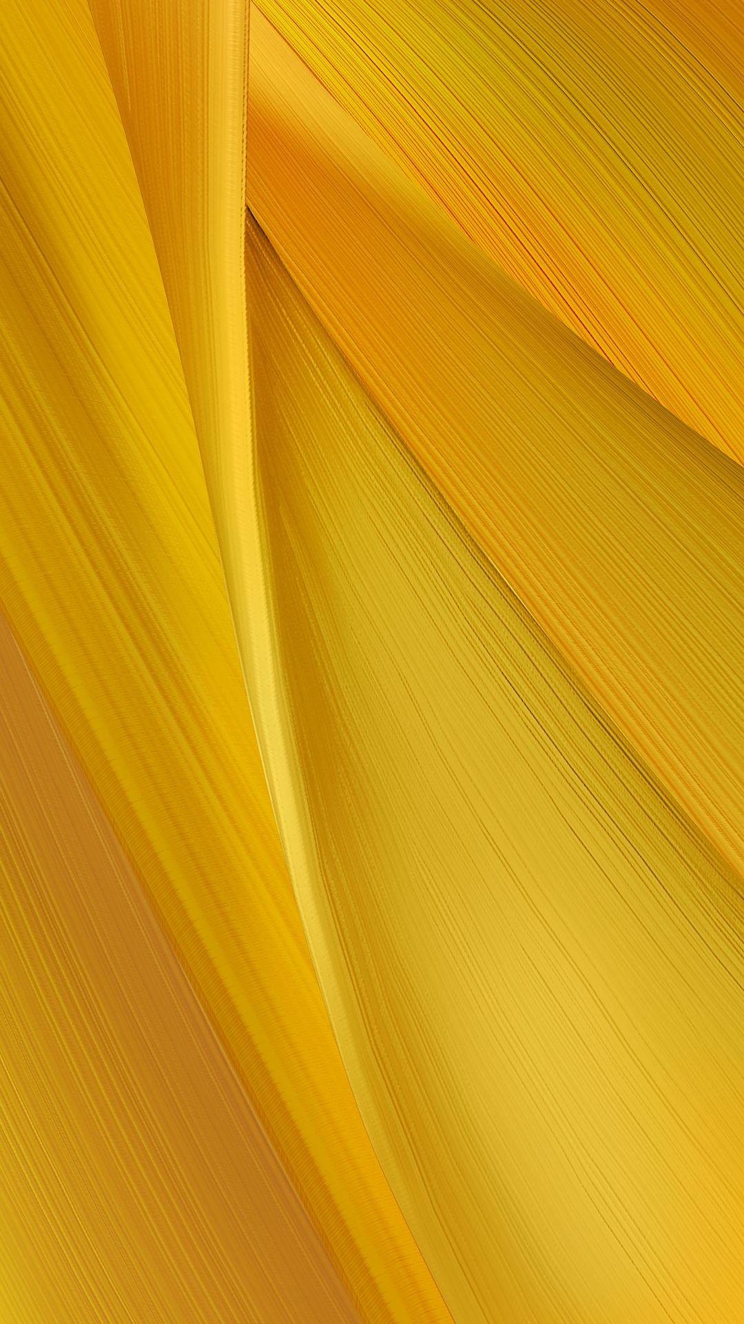 Curve, Giallo, Astratto, Asus ZenFone, Full HD, schermata di blocco del cellulare