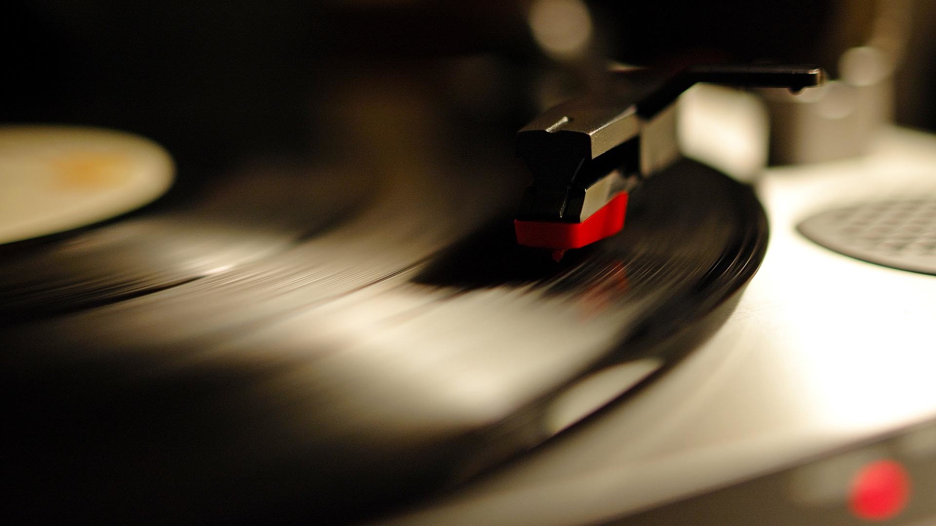 Disco in vinile, Puntina, Sfocato, Full HD, sfondo desktop