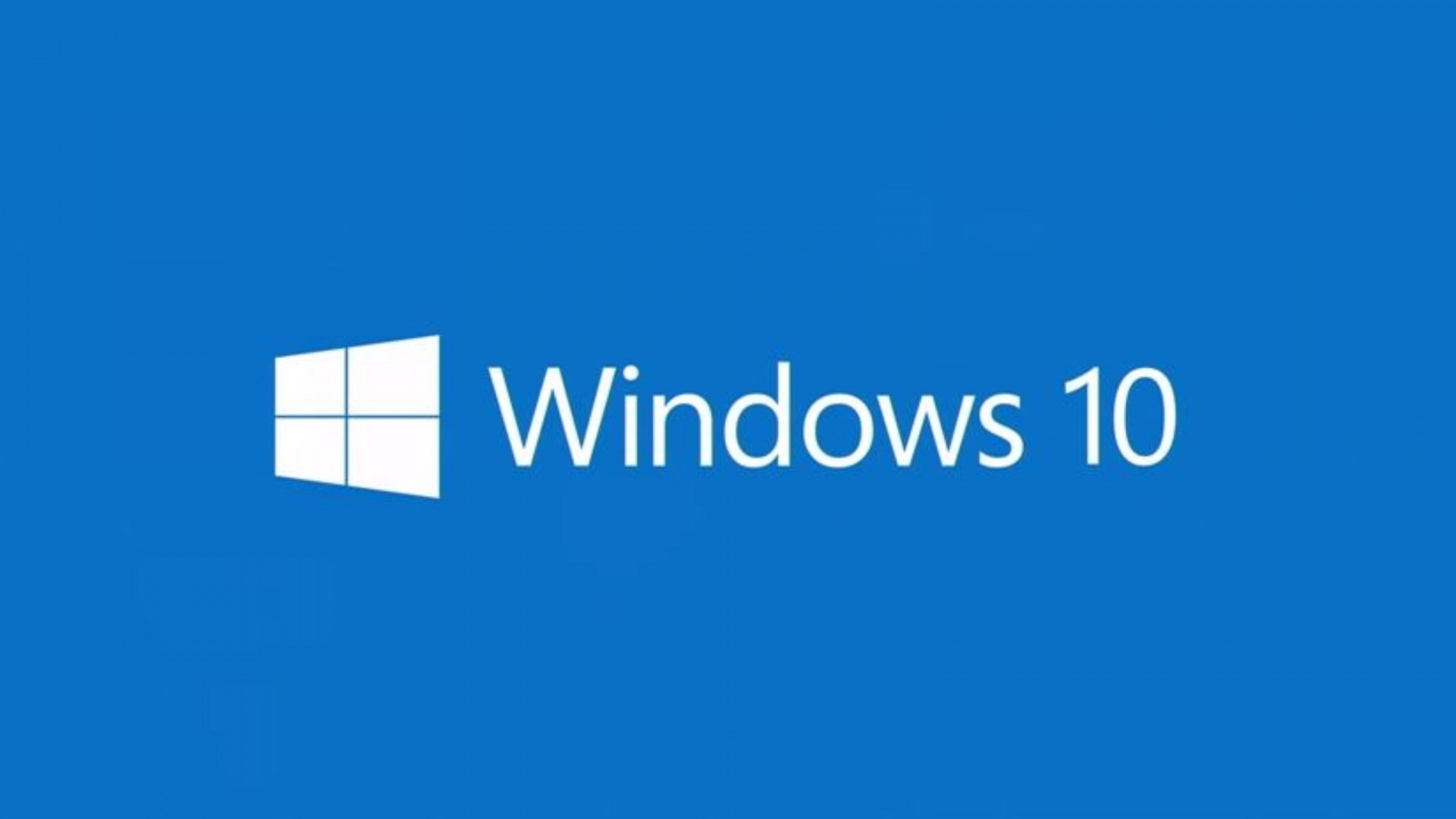 Windows 10, Logo Windows, Microsoft, Sfondo blu, Full HD, wallpaper per PC