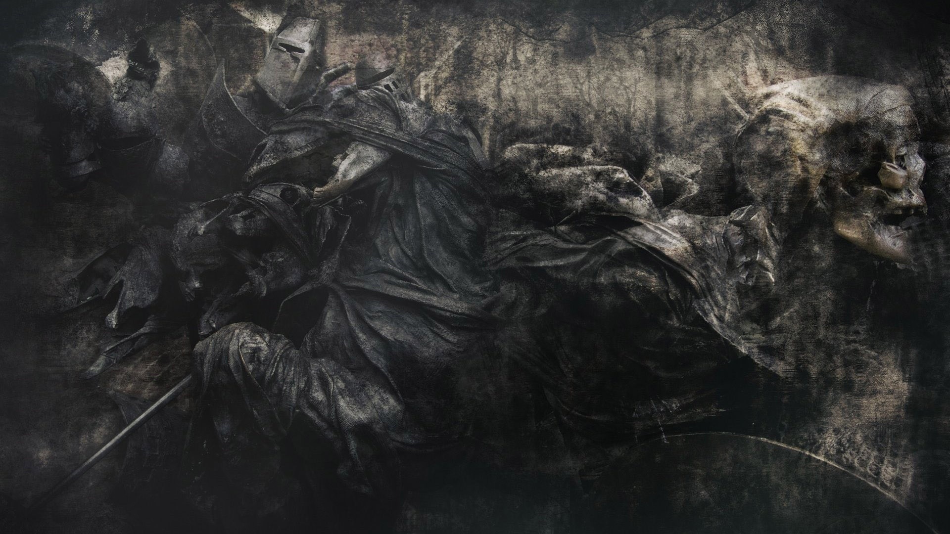 Arte oscura, Texture grunge, Seppia, 1920x1080, immagine di sfondo
