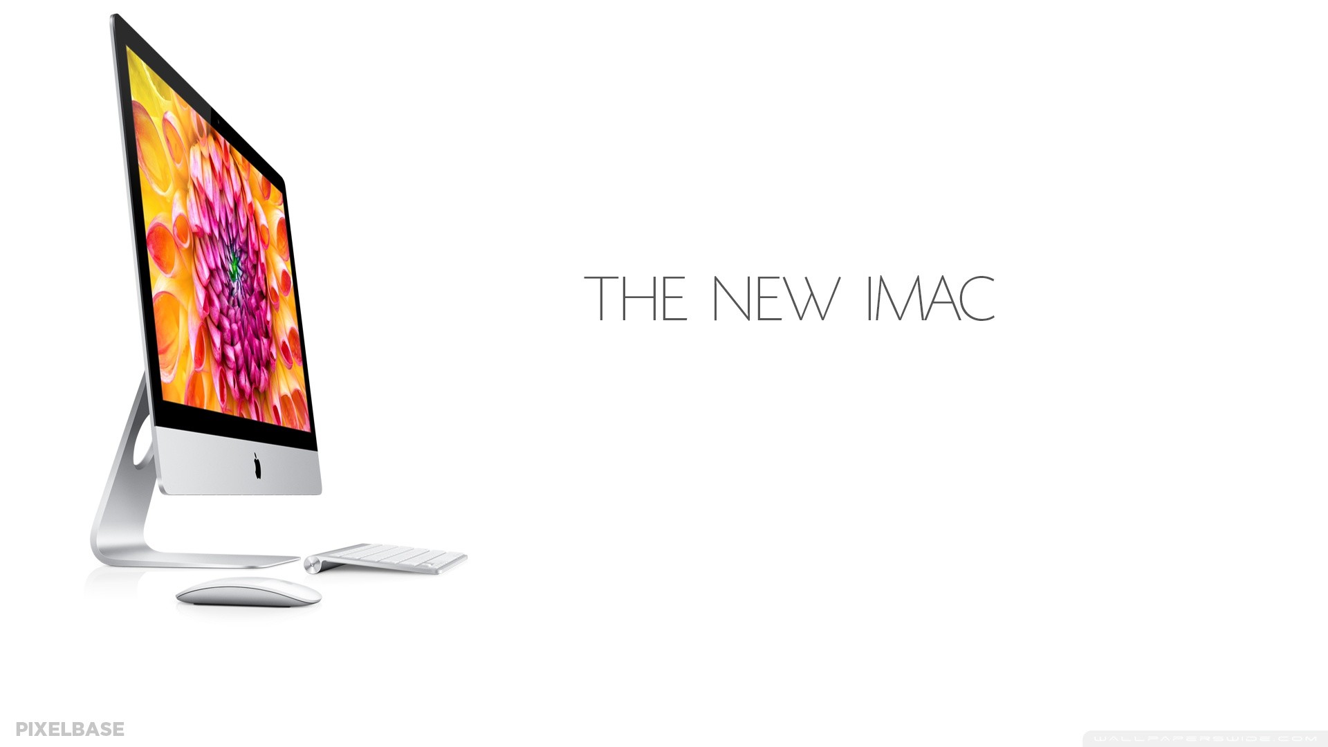 iMac, Apple, The New iMac, Sfondo bianco, Full HD, wallpaper desktop