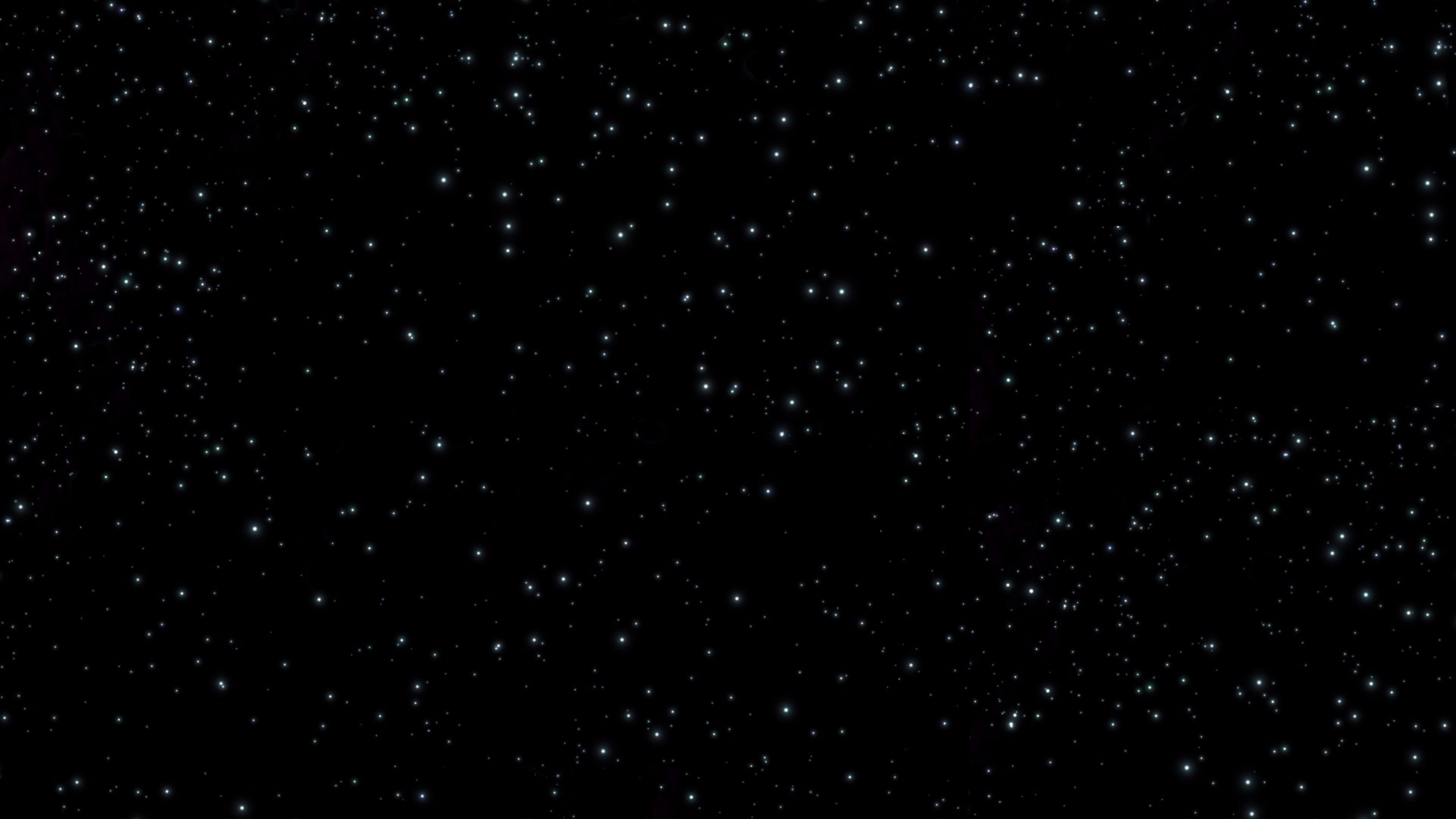 Cielo stellato, Stelle, Sfondo nero, Minimalismo, 3840x2160, wallpaper desktop