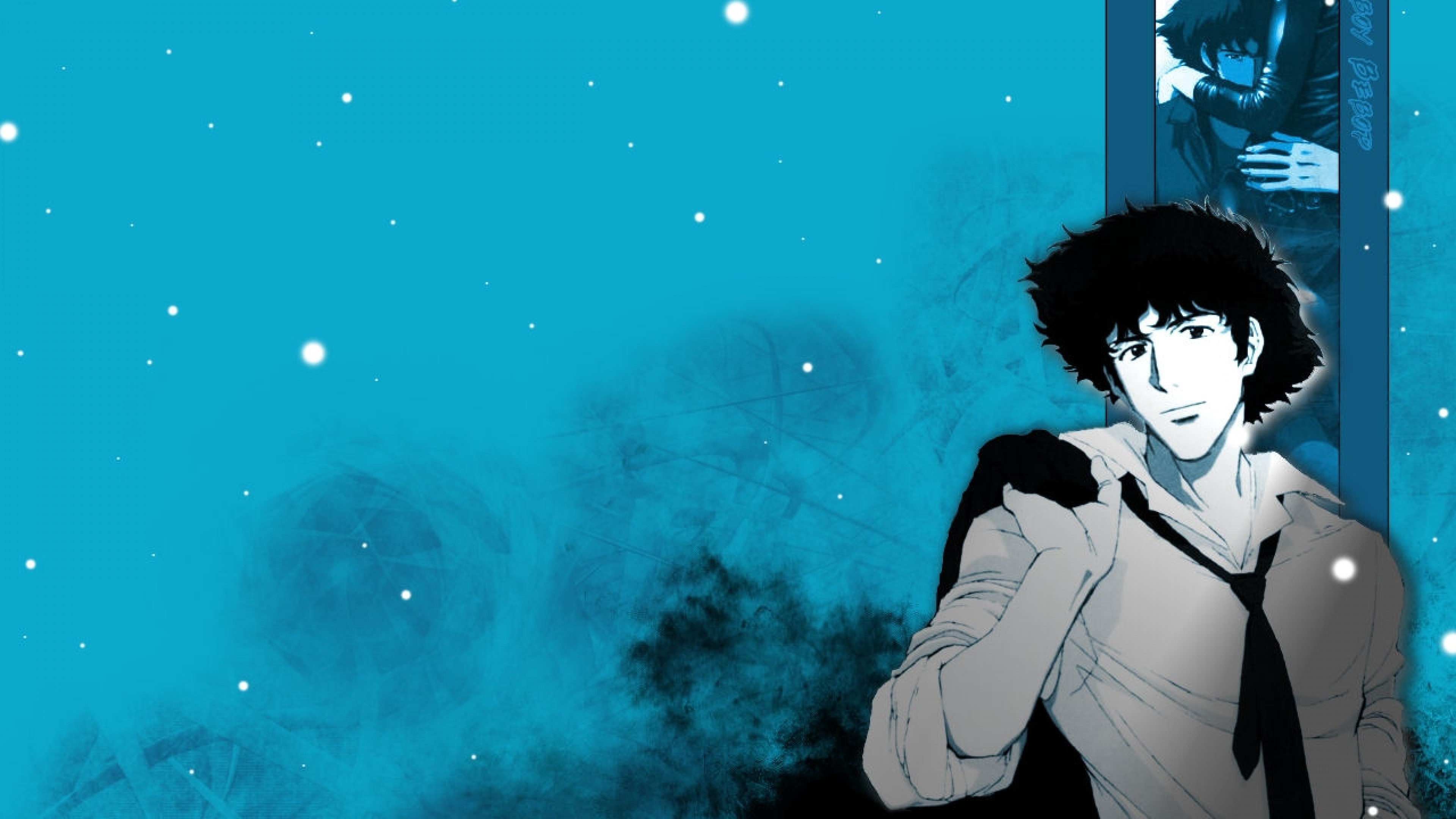 Spike Spiegel, Cowboy Bebop, Azzurro, 3840x2160, sfondo per PC