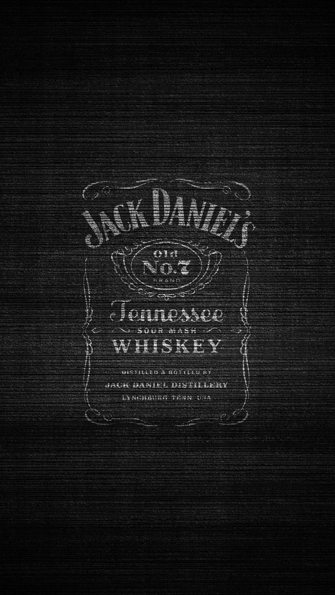 Jack Daniel's, Whiskey, Logo, Grigio, sfondo Huawei P8 verticale