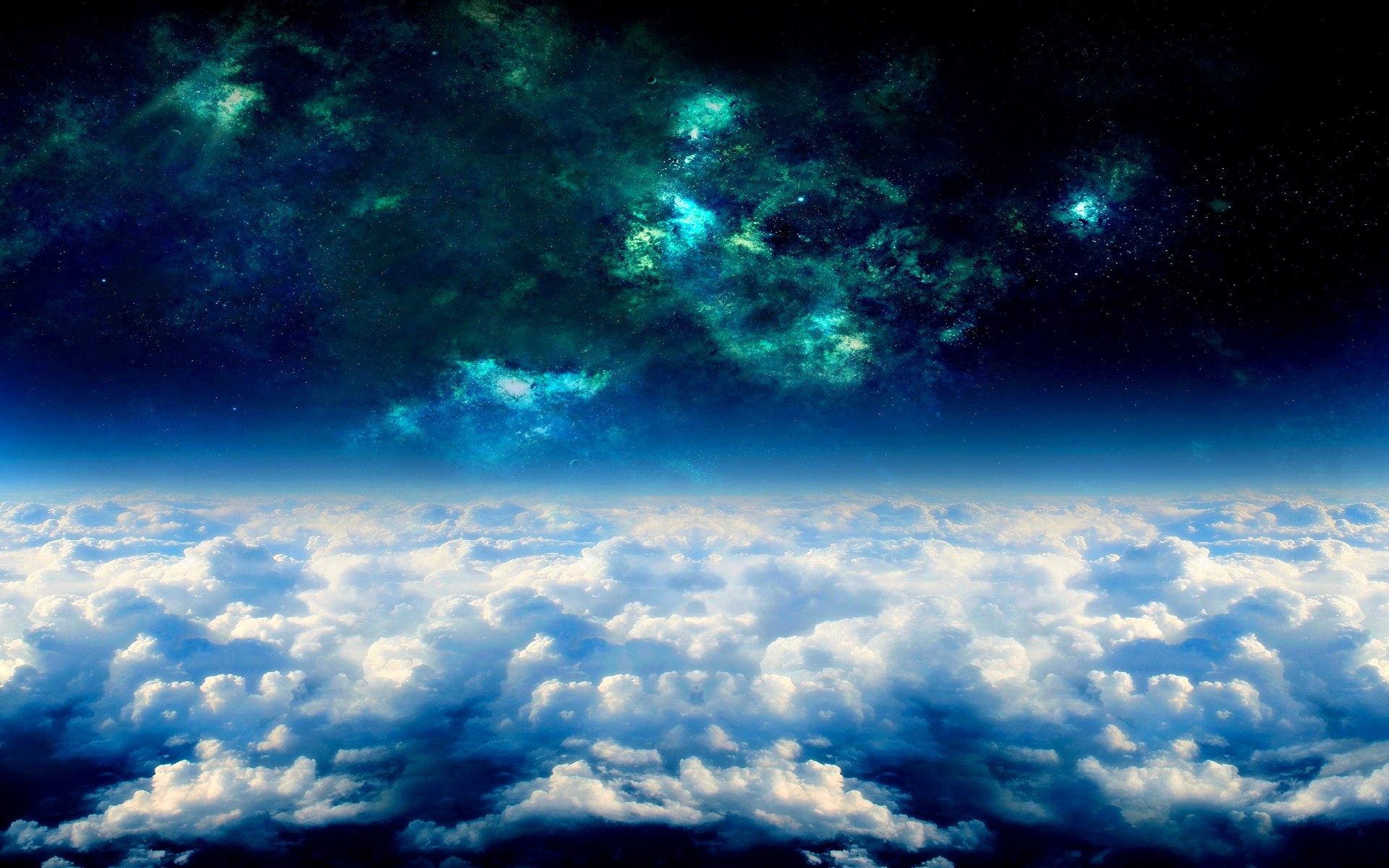 Nebulosa, Mare di nuvole, Spazio, Stelle, Full HD, wallpaper per portatile
