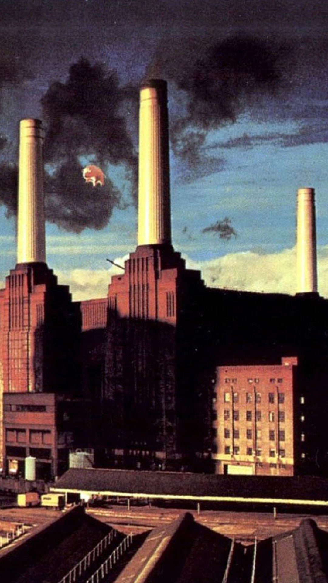 Animals, Pink Floyd, Battersea Power Station, Londra, Verticale, sfondo per iPhone