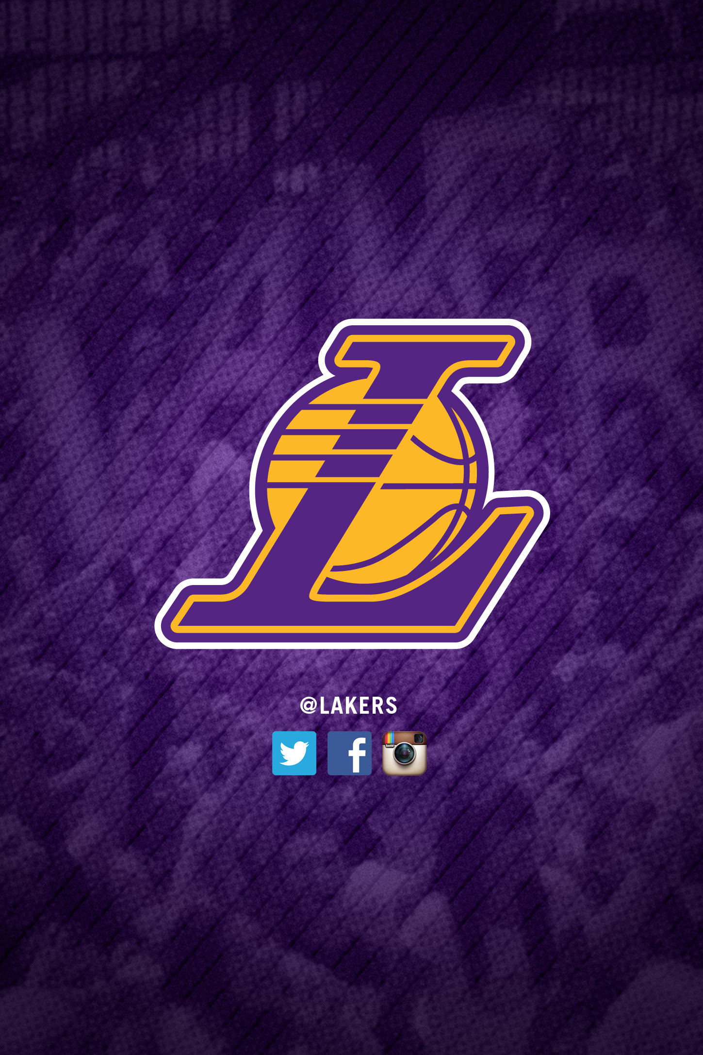 Los Angeles Lakers, Logo, NBA, Viola, QHD+, sfondo iPhone 4S