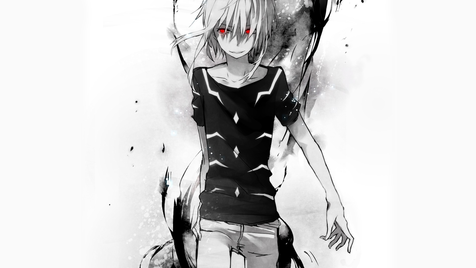 Accelerator, A Certain Magical Index, Bianco e nero, 1920x1080, sfondo per PC