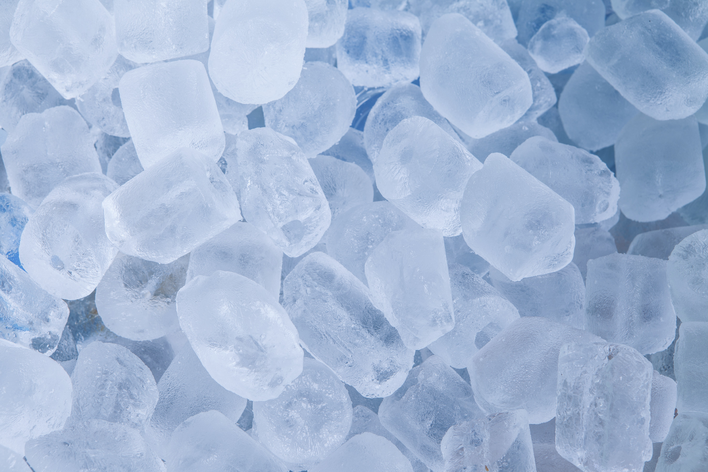 Cubetti di ghiaccio, Bianco, Texture, Ghiaccio tritato, 2K, sfondo per portatile