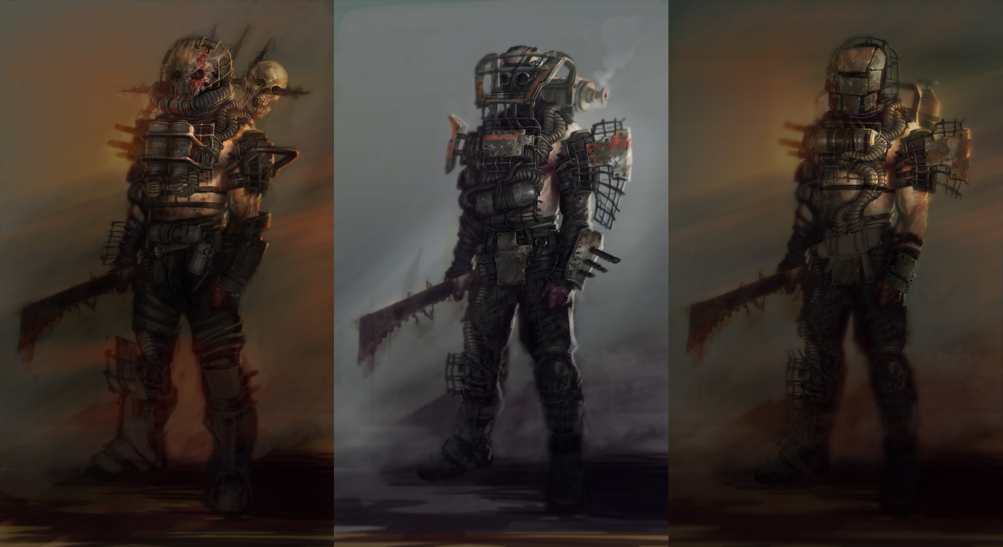 Fallout 4, Predoni, Arte concettuale, Armatura, Full HD, sfondo per portatile