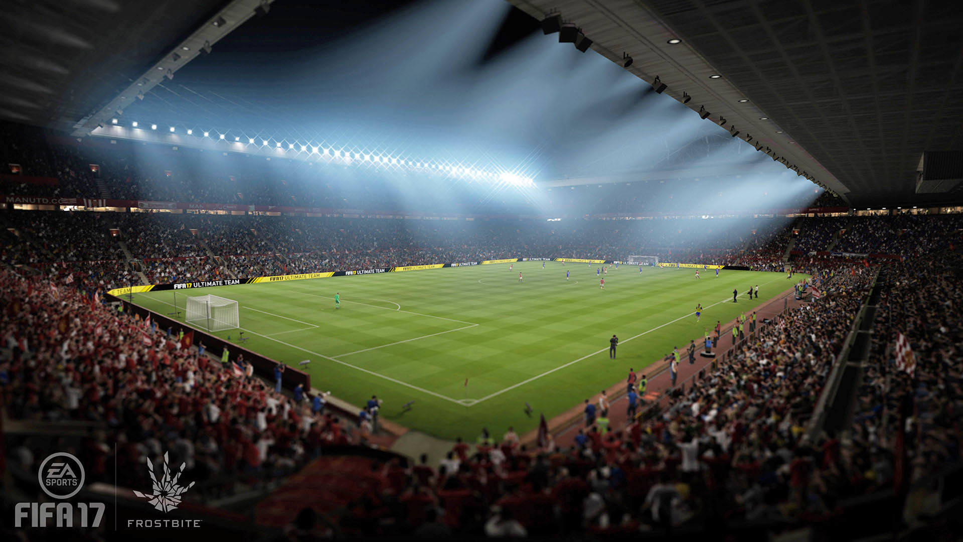 FIFA 17, Stadio, Frostbite, Riflettori, Full HD, sfondo per PC e portatile