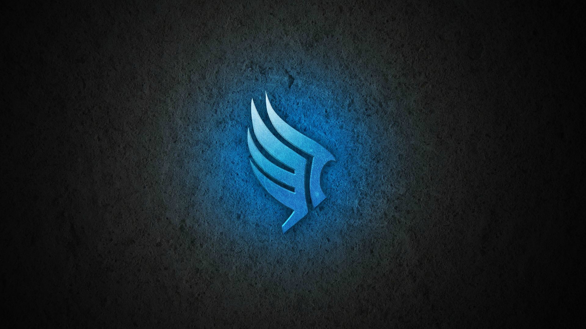 Mass Effect, Alleanza, Logo, Blu, 16:9 Full HD, sfondo widescreen