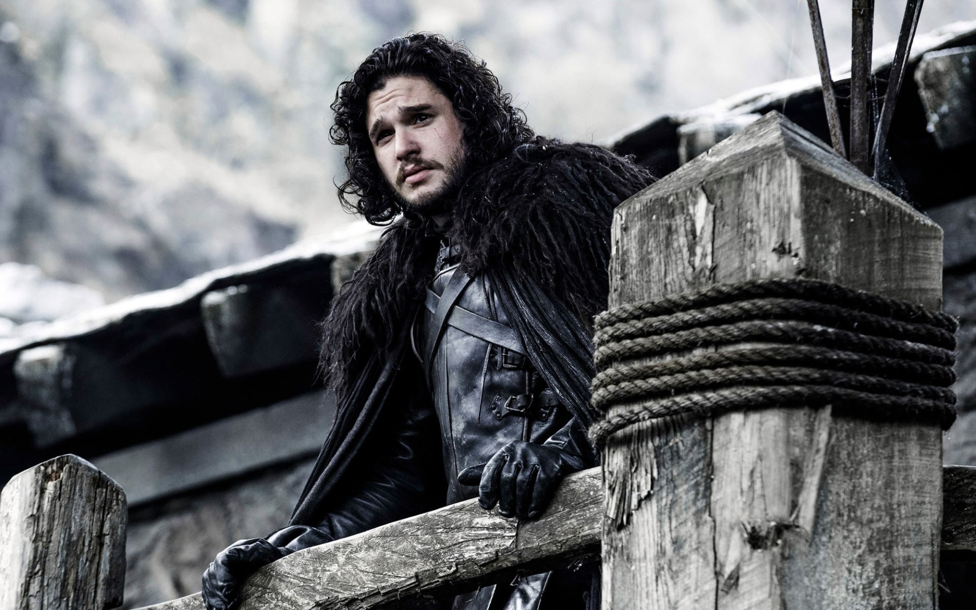 Jon Snow, Kit Harington, Il Trono di Spade, Castello Nero, 1920x1200, sfondo per PC