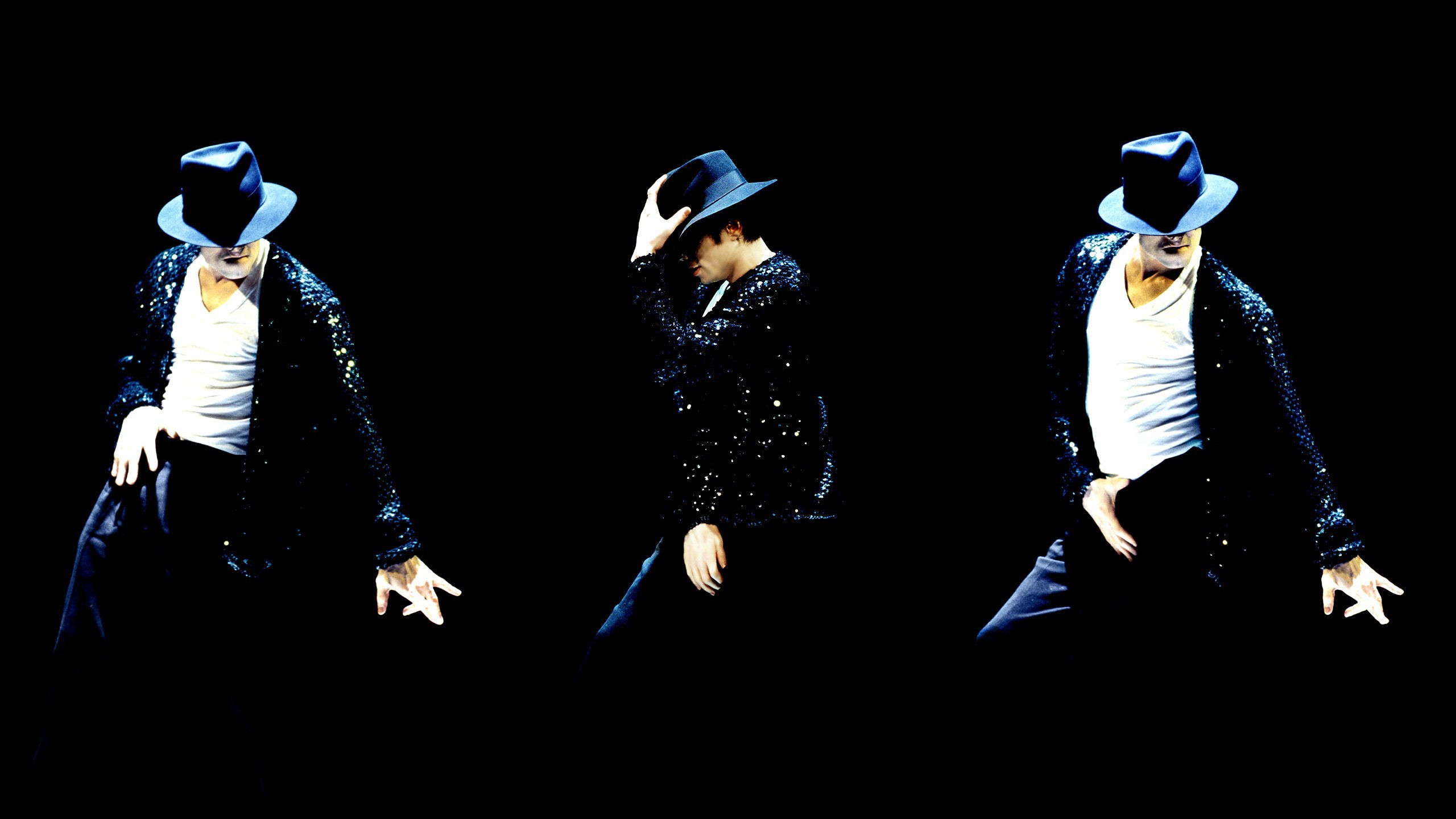 Michael Jackson, Billie Jean, Passi di danza, Sfondo nero, 2560x1440, wallpaper desktop