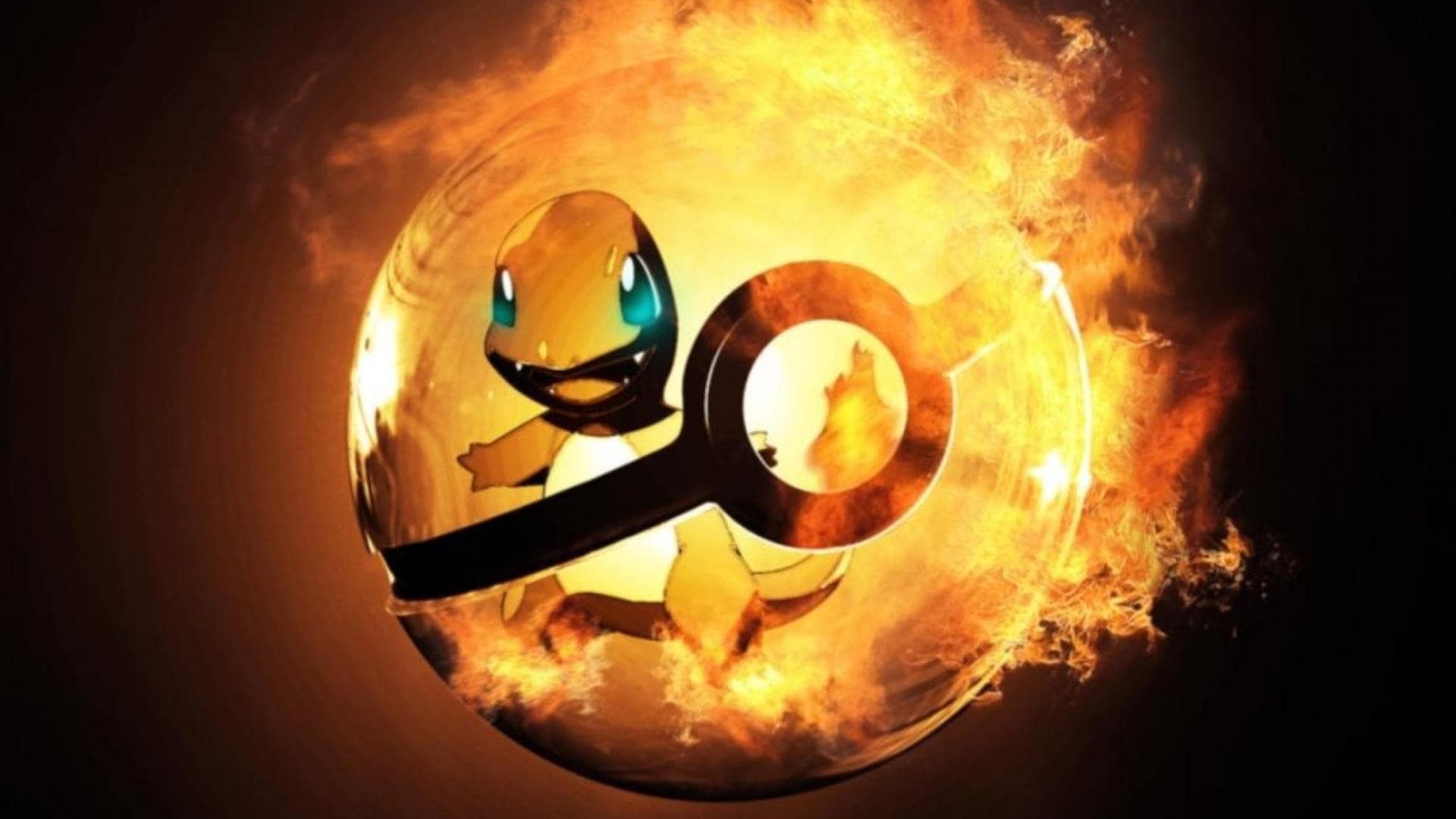 Charmander, Poké Ball, Fuoco, Full HD, sfondo Windows 11