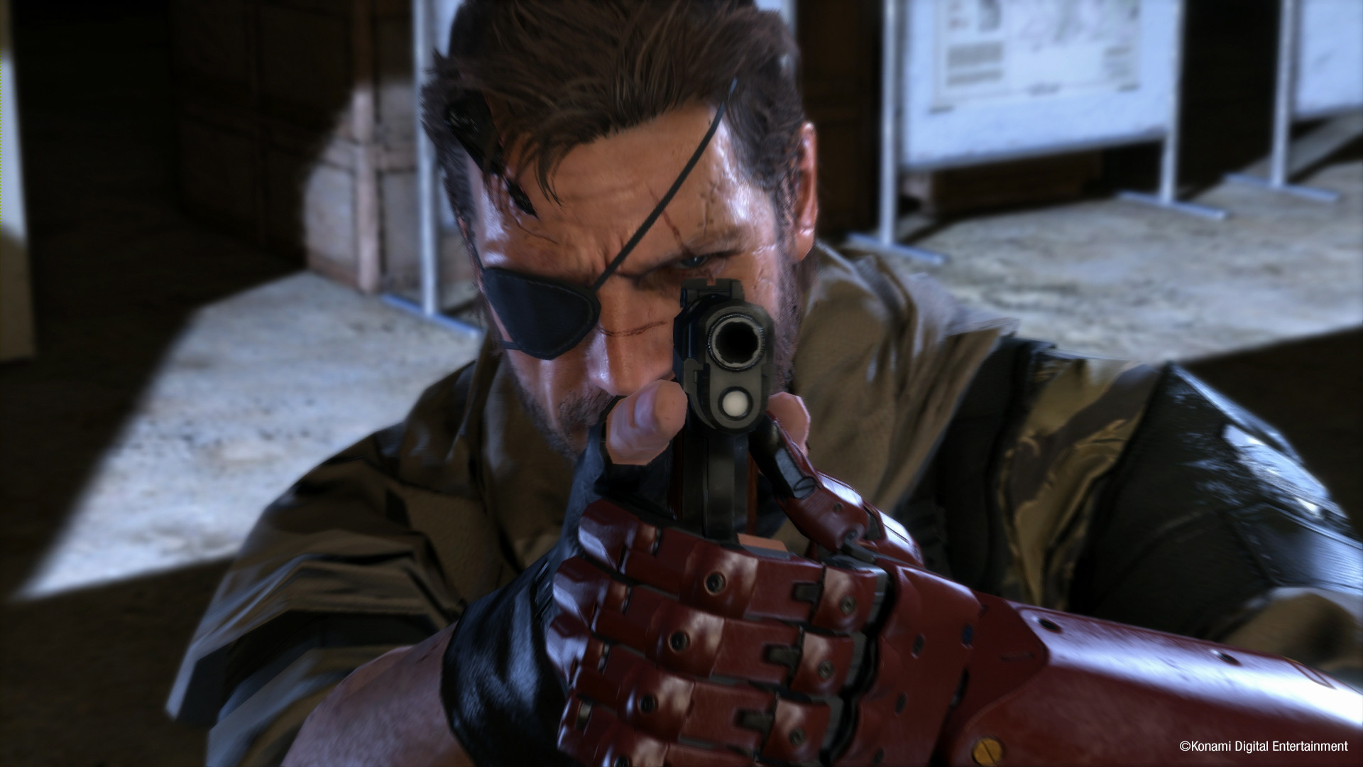 Venom Snake, Metal Gear Solid V: The Phantom Pain, Pistola, Braccio bionico, sfondo per PC