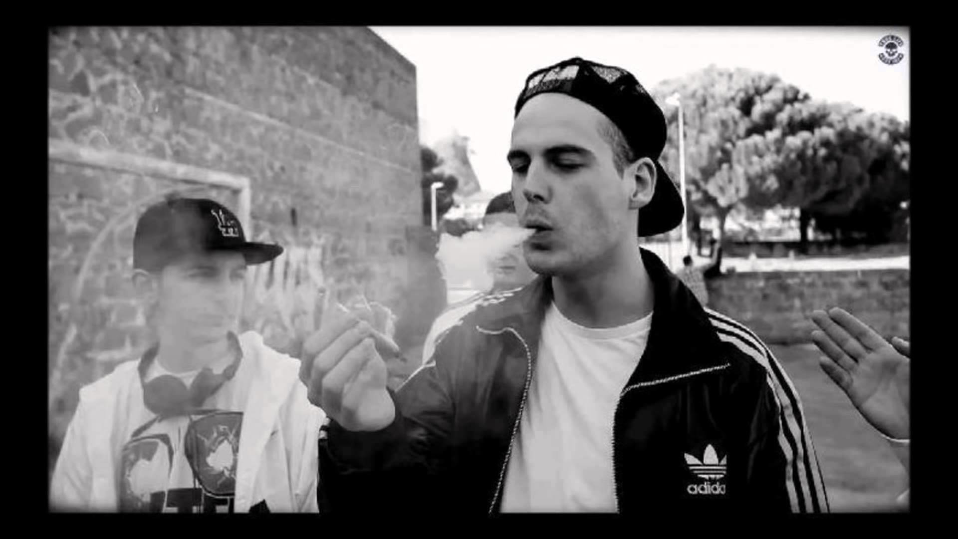 Rap italiano, Bianco e nero, Amici, Full HD, sfondo desktop