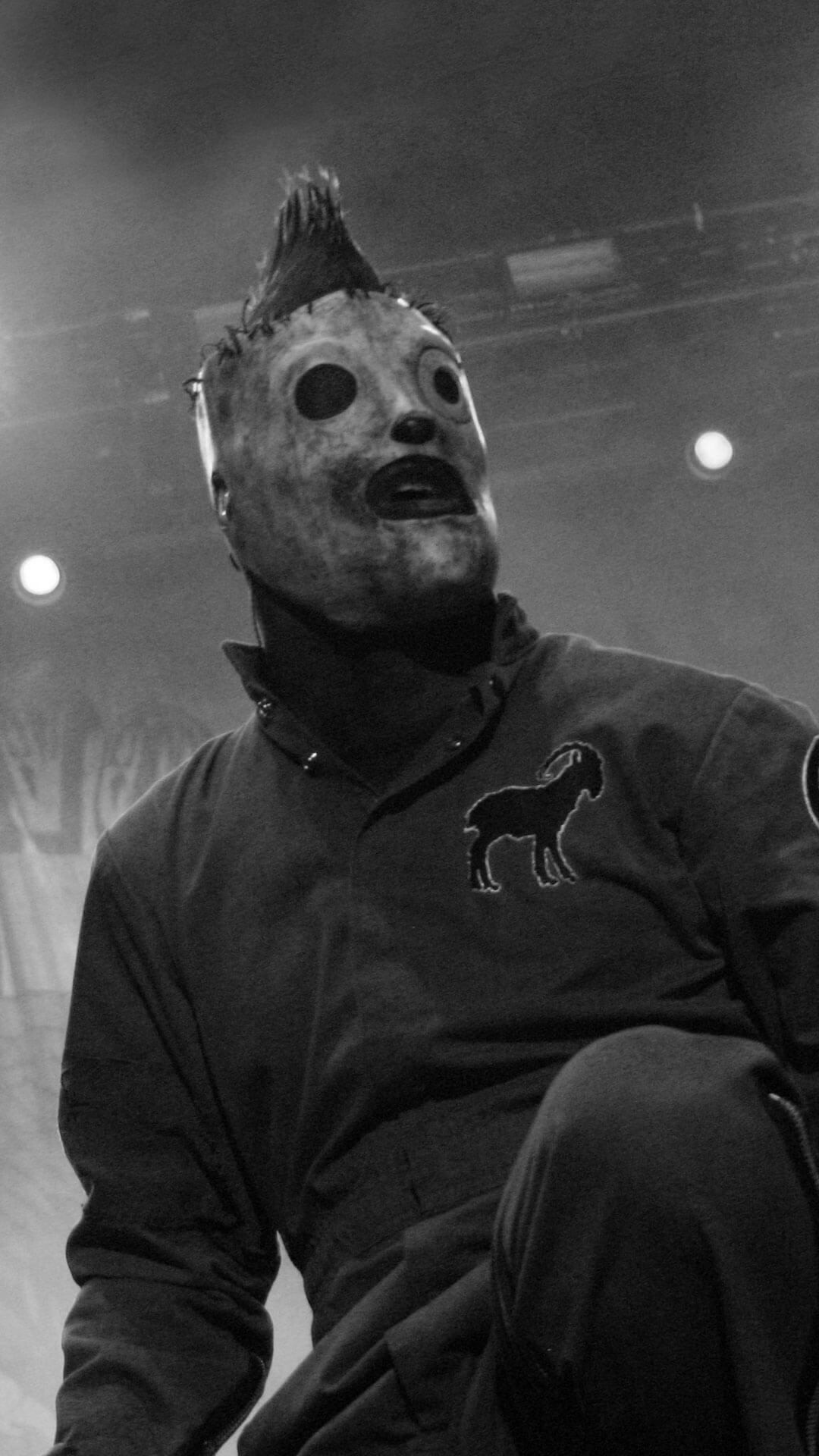 Corey Taylor, Slipknot, Concerto, Bianco e nero, sfondo per iPhone e Android