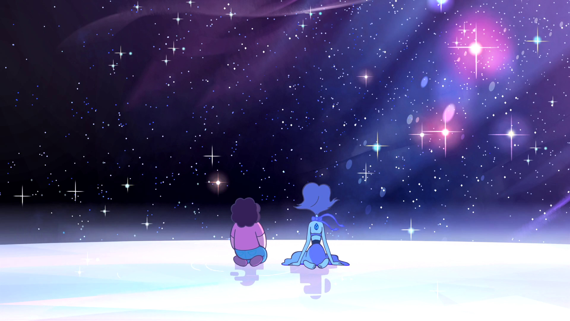 Steven Universe, Steven, Lapis Lazuli, Stelle, Cartone animato, Full HD, wallpaper per computer