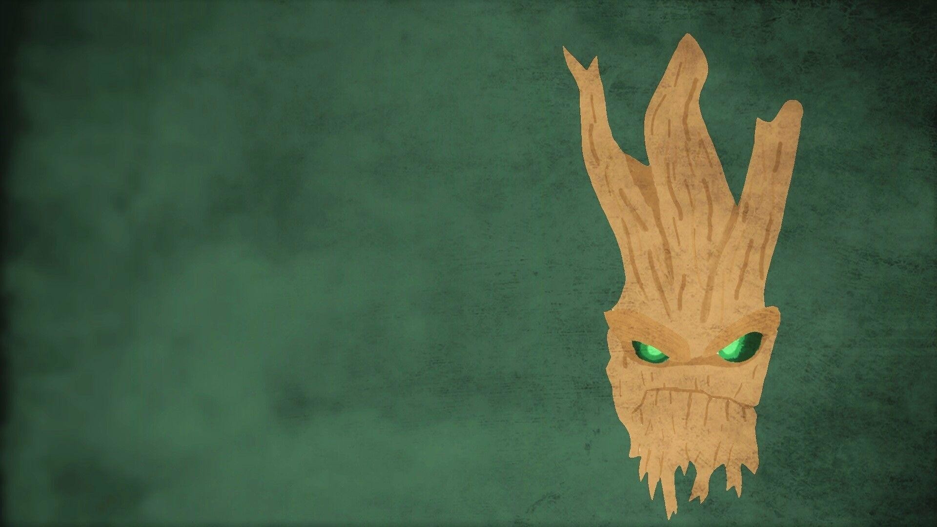 Grover, Paladins, Albero, Minimalista, 1920x1080, immagine di sfondo