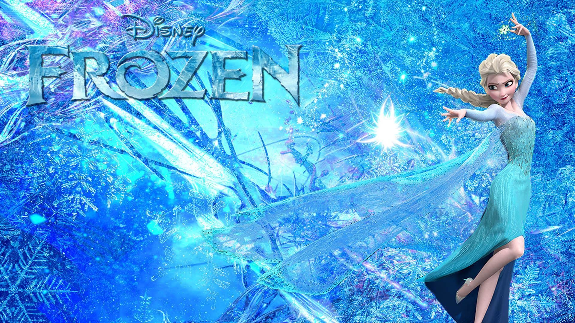 Elsa, Frozen - Il regno di ghiaccio, Disney, Ghiaccio, Azzurro, Full HD, sfondo Windows 11