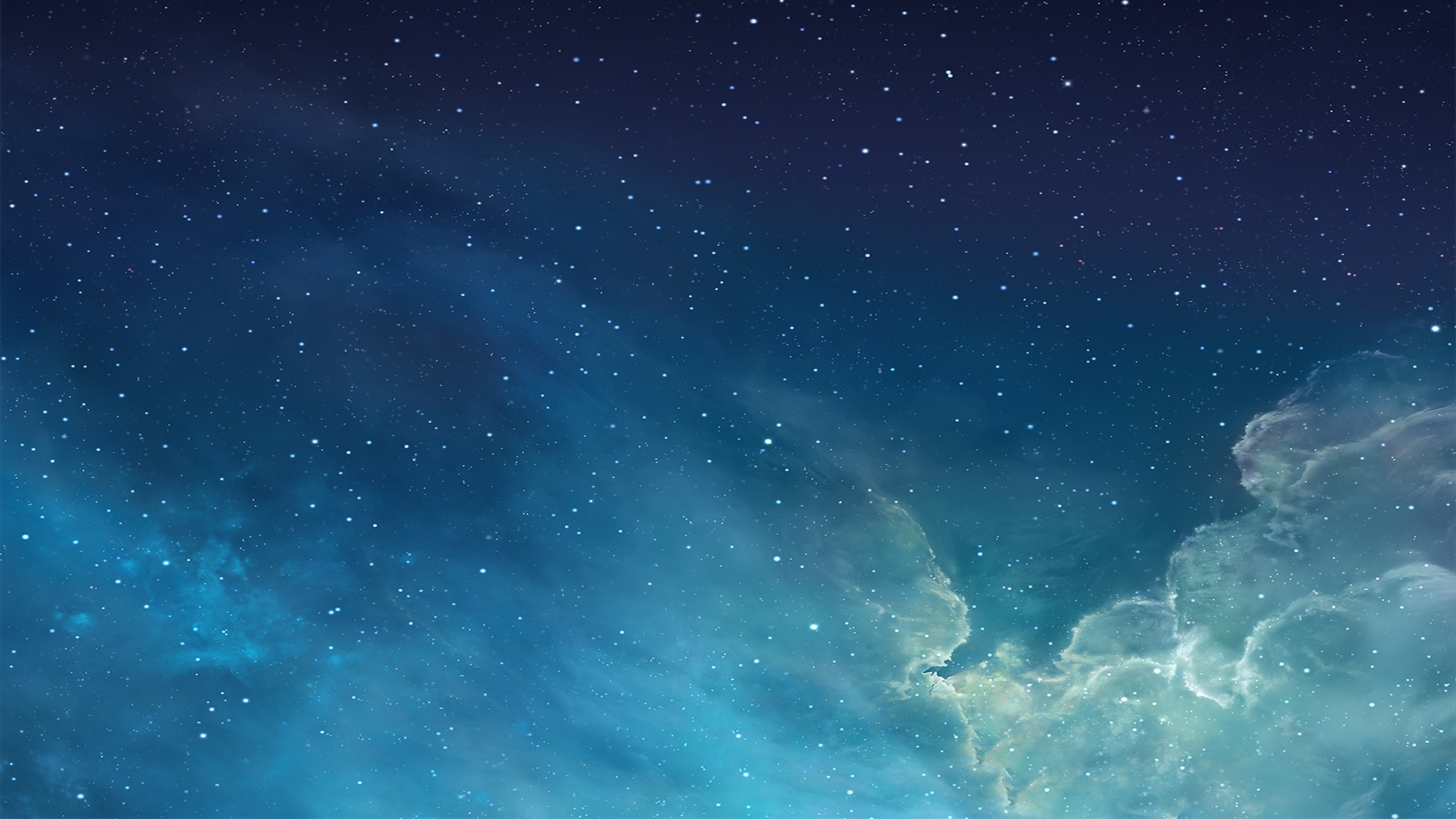 Spazio, Stelle, Nebulosa, Blu, 2K, sfondo Mac