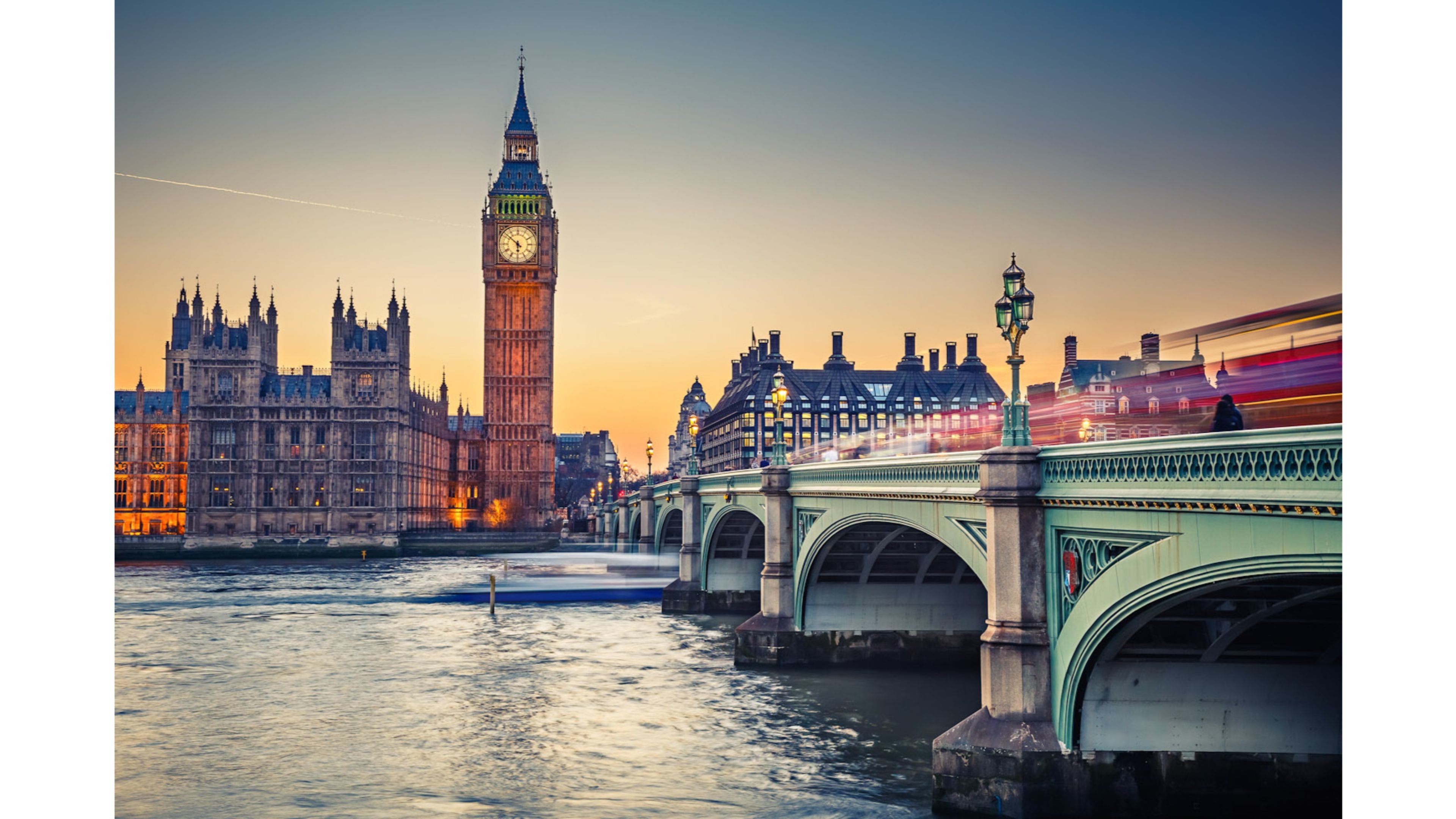 Big Ben, Ponte di Westminster, Tamigi, Londra, 4K, sfondo Windows 11